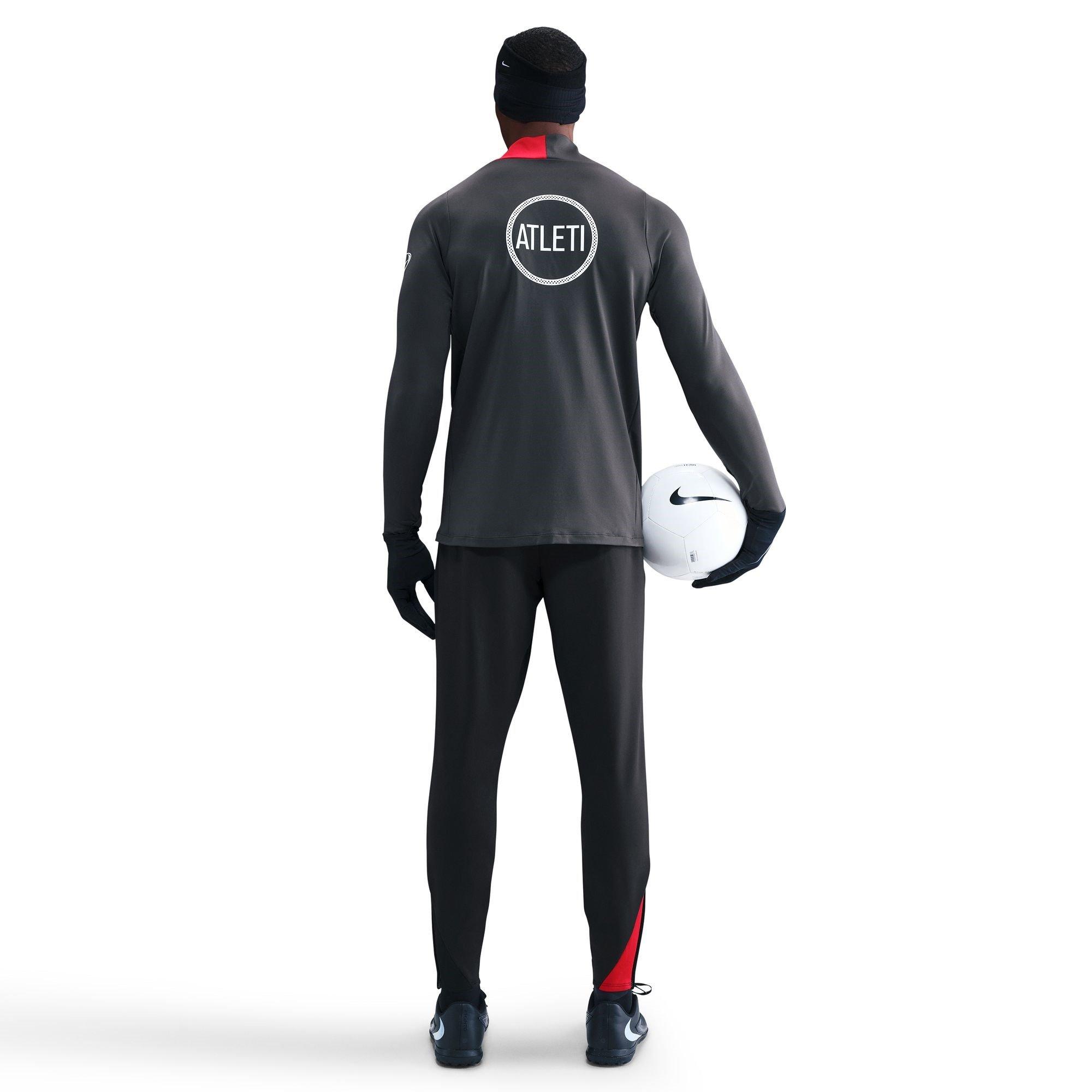 Black/Red - Nike - Atletico Madrid Strike Third Drill Quarter Zip 2025 Adults - 4