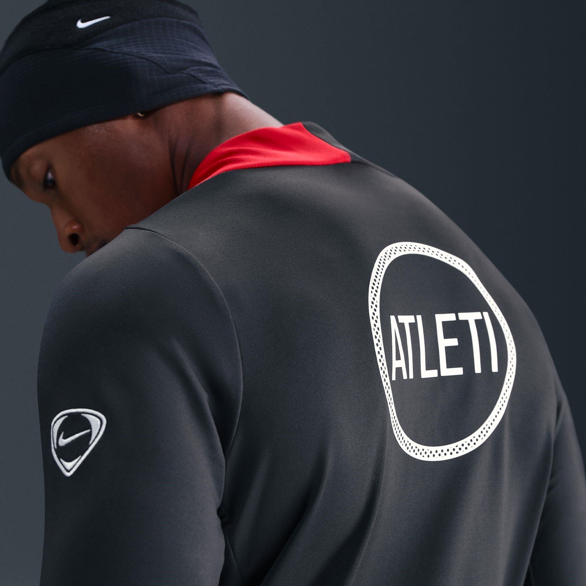 Black/Red - Nike - Atletico Madrid Strike Third Drill Quarter Zip 2025 Adults - 9