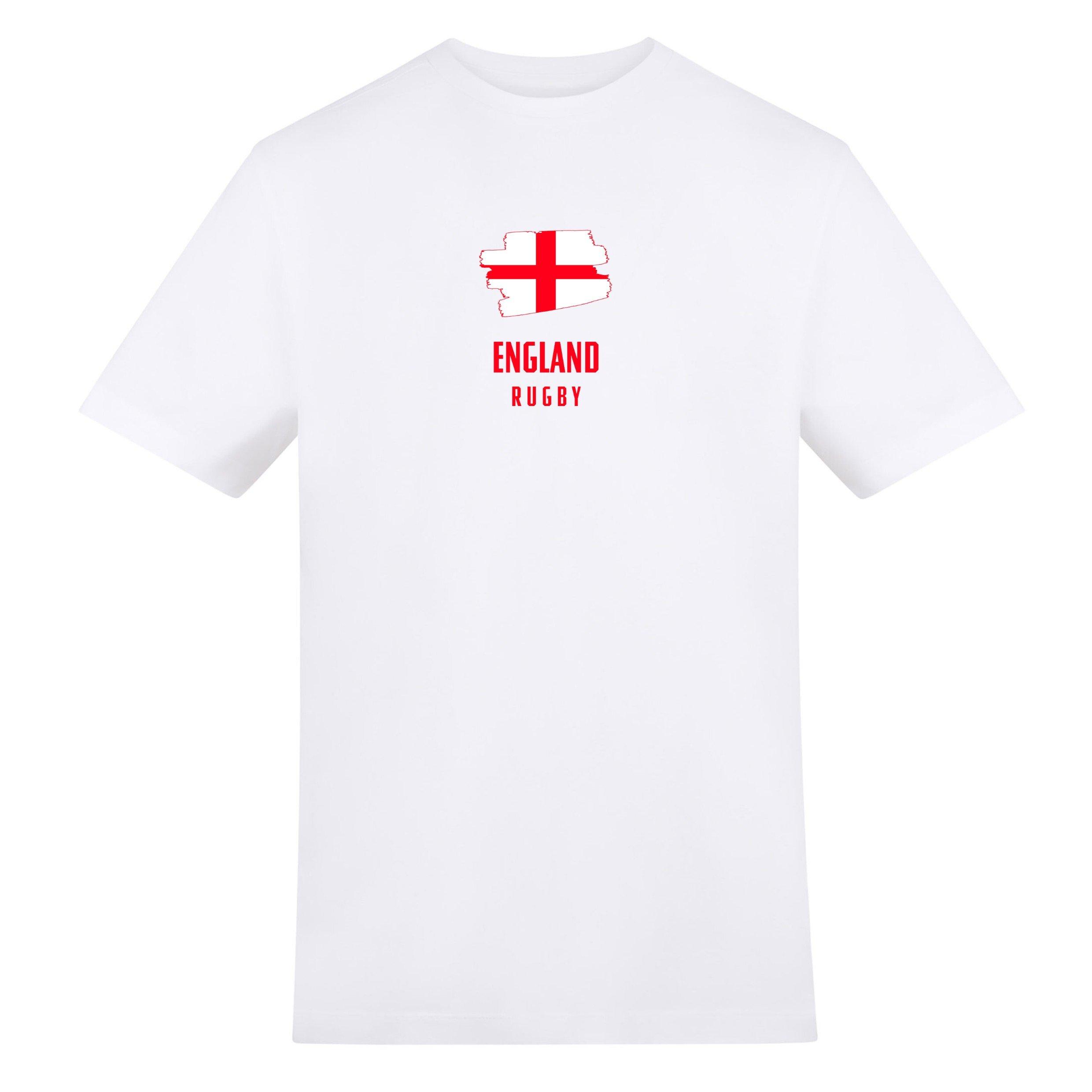 Adults Printed England Rugby Fan Tee