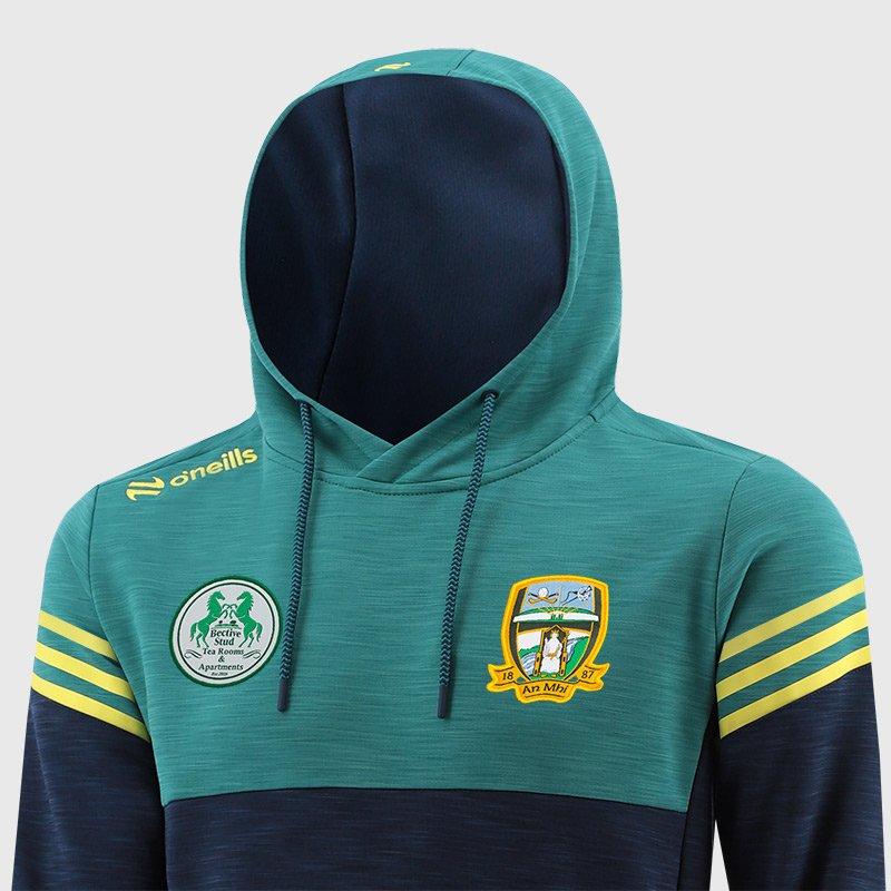 Mrn/Teal/Lime - ONeills - ONeills Meath Sedona Fleece Hoodie Senior - 2