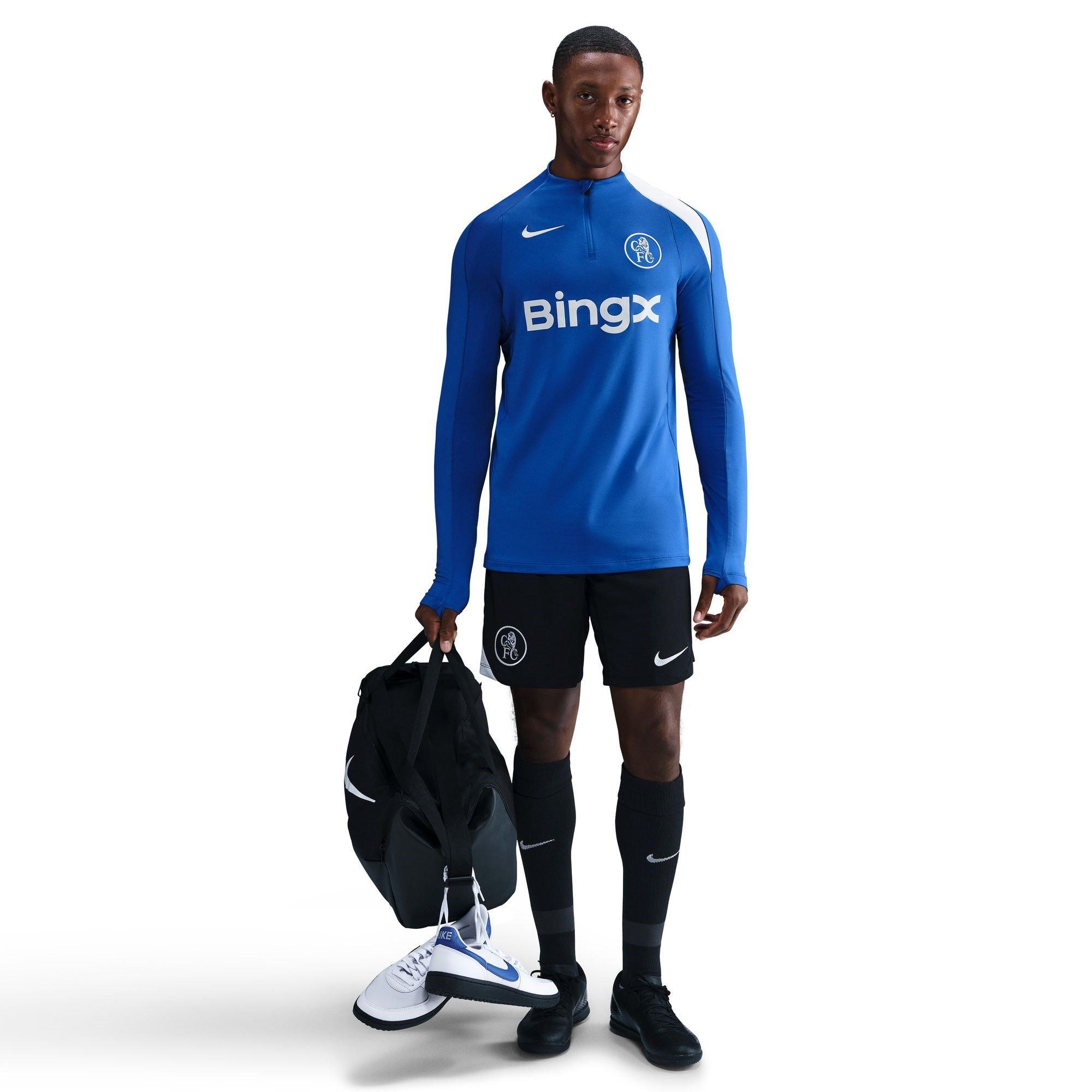 Blue/Sivler - Nike - Chelsea Strike Drill Top 2025 2026 Mens - 3