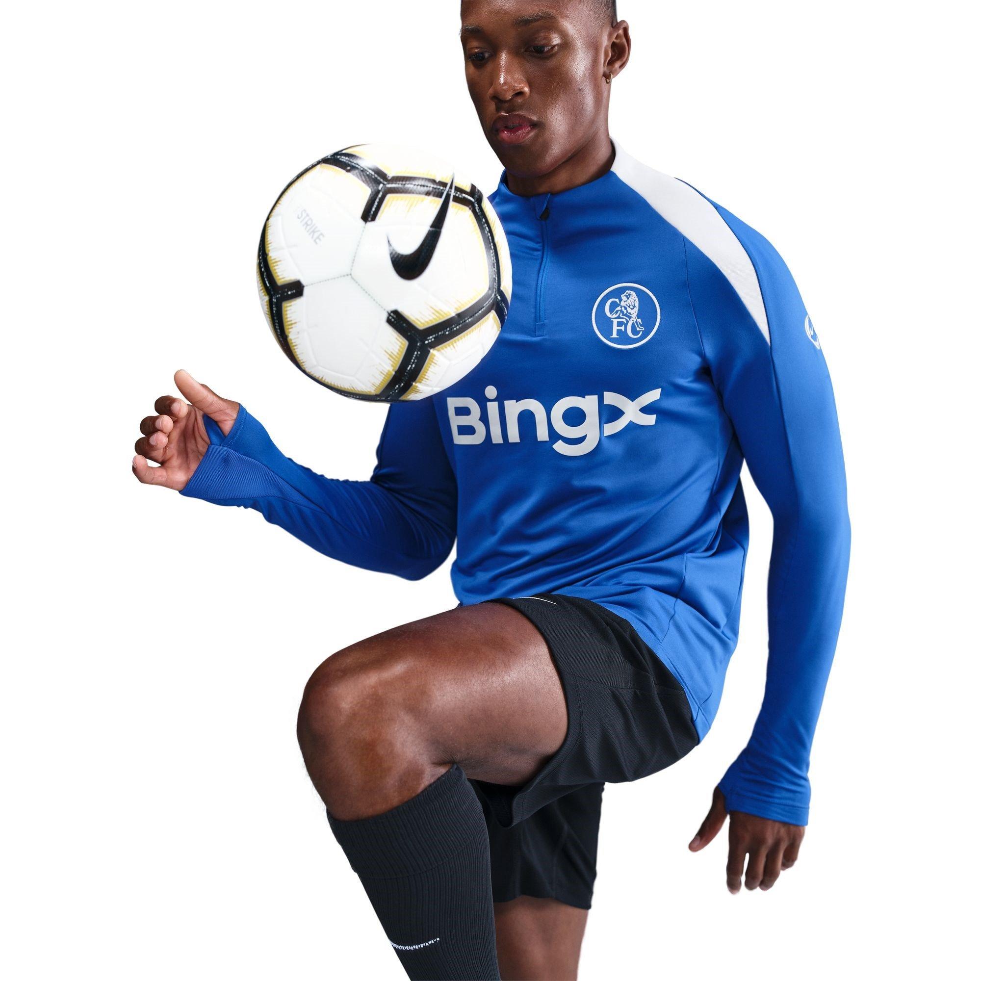 Blue/Sivler - Nike - Chelsea Strike Drill Top 2025 2026 Mens - 5