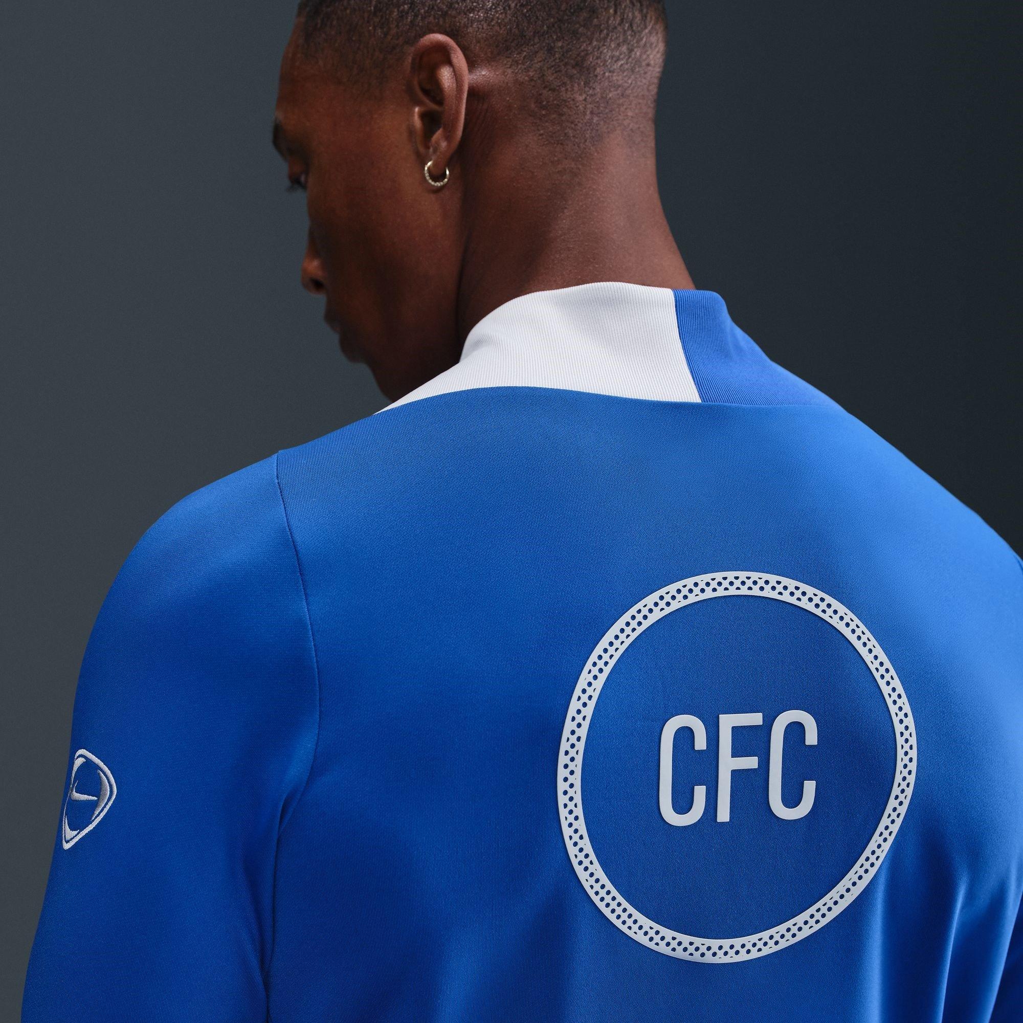 Blue/Sivler - Nike - Chelsea Strike Drill Top 2025 2026 Mens - 9