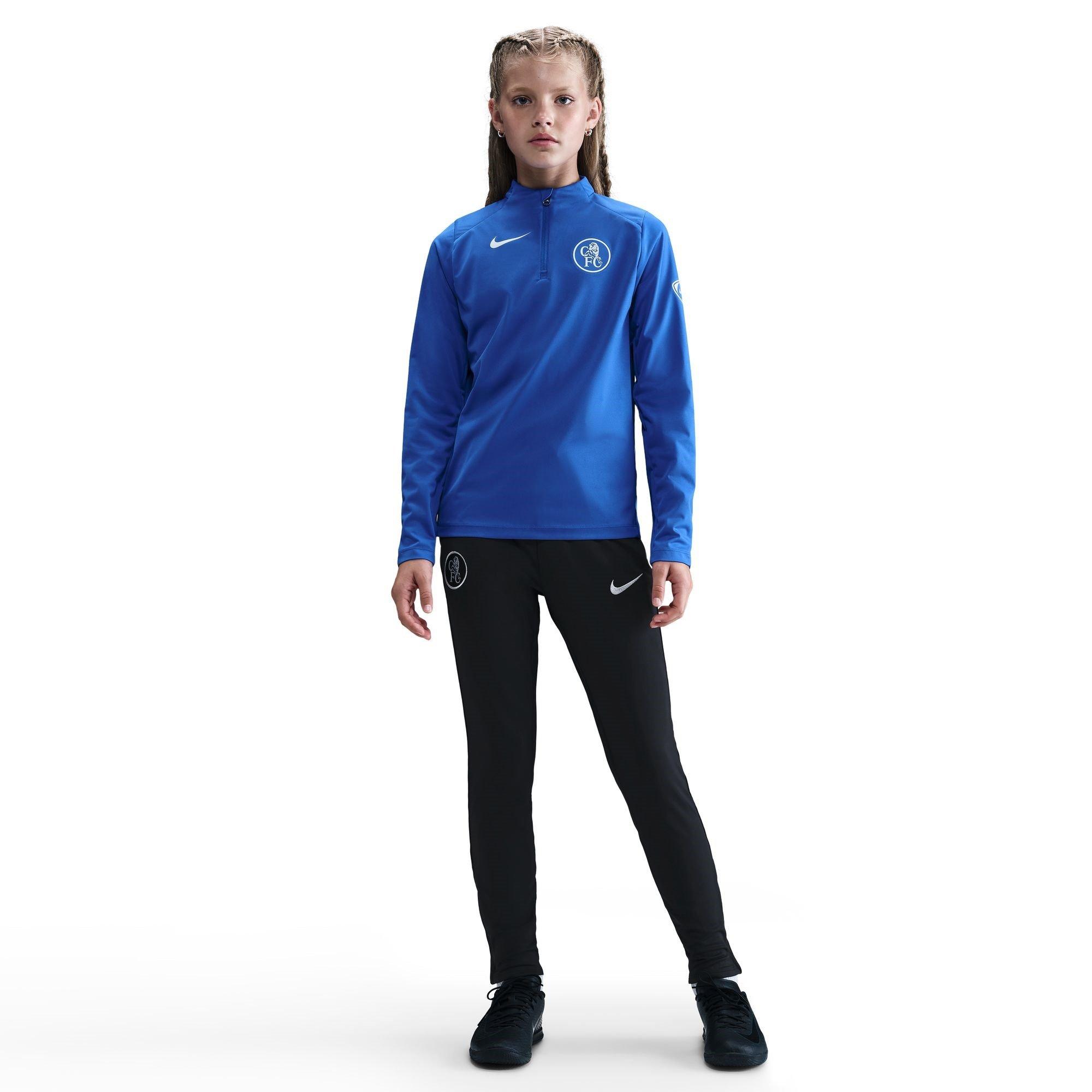 Blue/Sivler - Nike - Chelsea Strike Drill Top 2025 2026 Juniors - 3