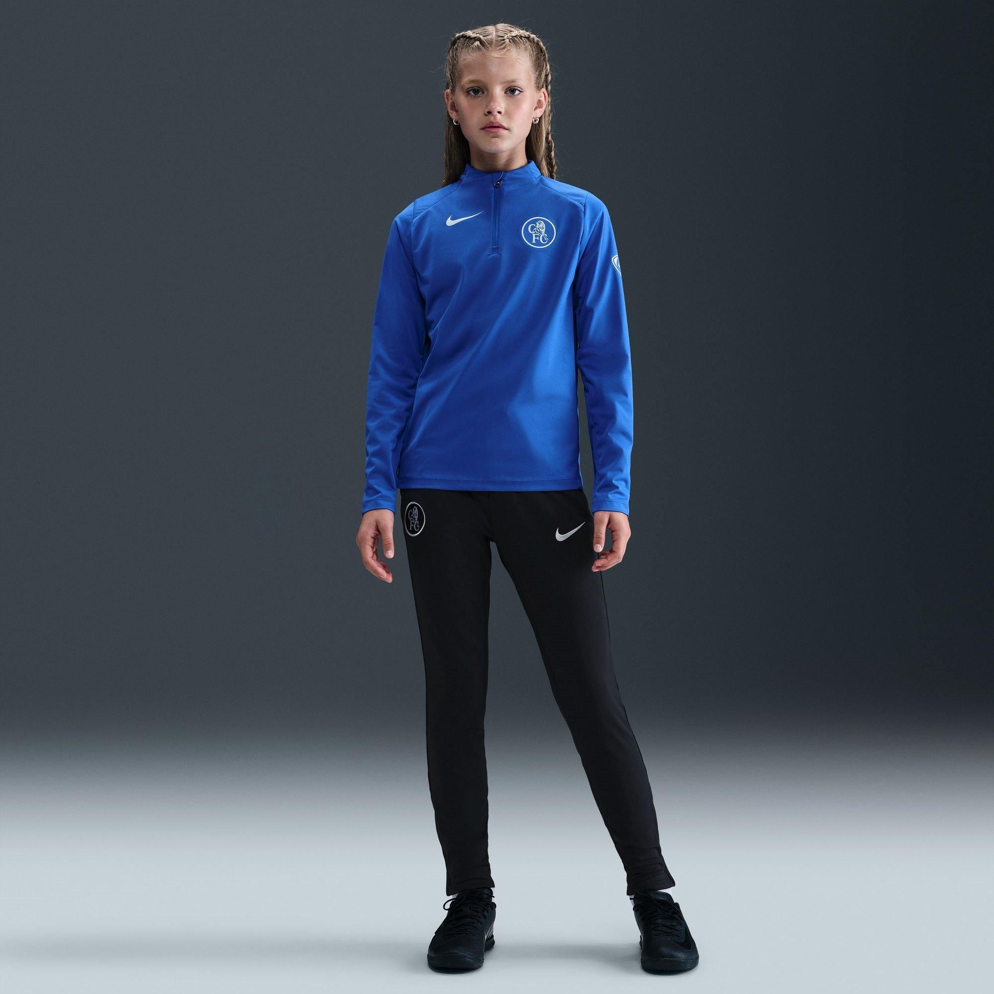 Blue/Sivler - Nike - Chelsea Strike Drill Top 2025 2026 Juniors - 7
