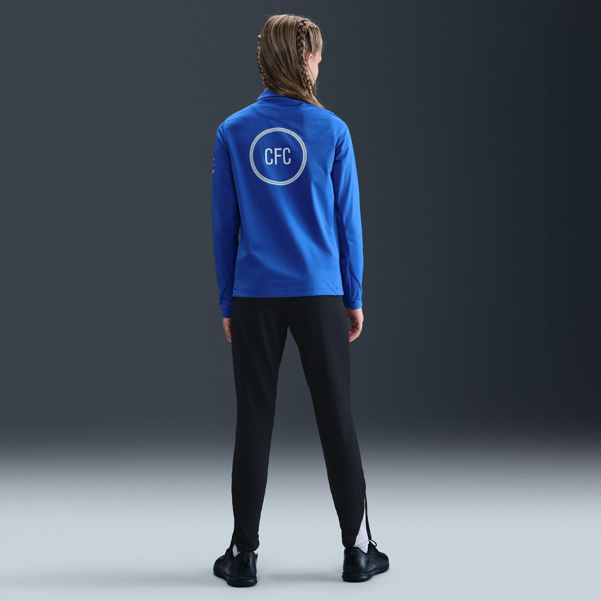 Blue/Sivler - Nike - Chelsea Strike Drill Top 2025 2026 Juniors - 8