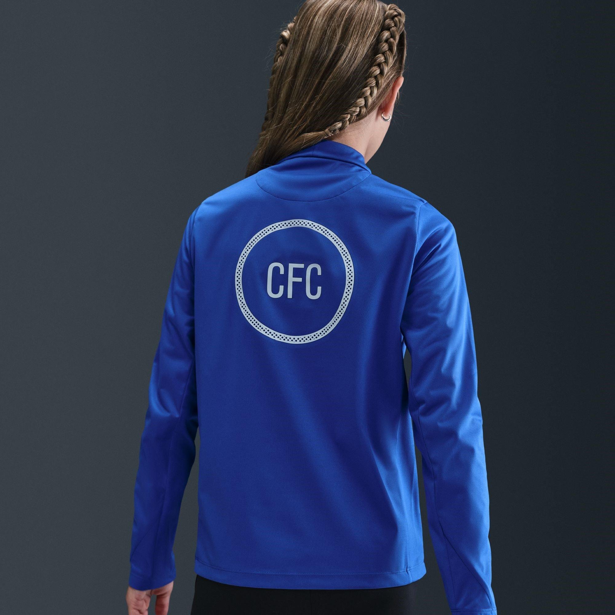 Blue/Sivler - Nike - Chelsea Strike Drill Top 2025 2026 Juniors - 9