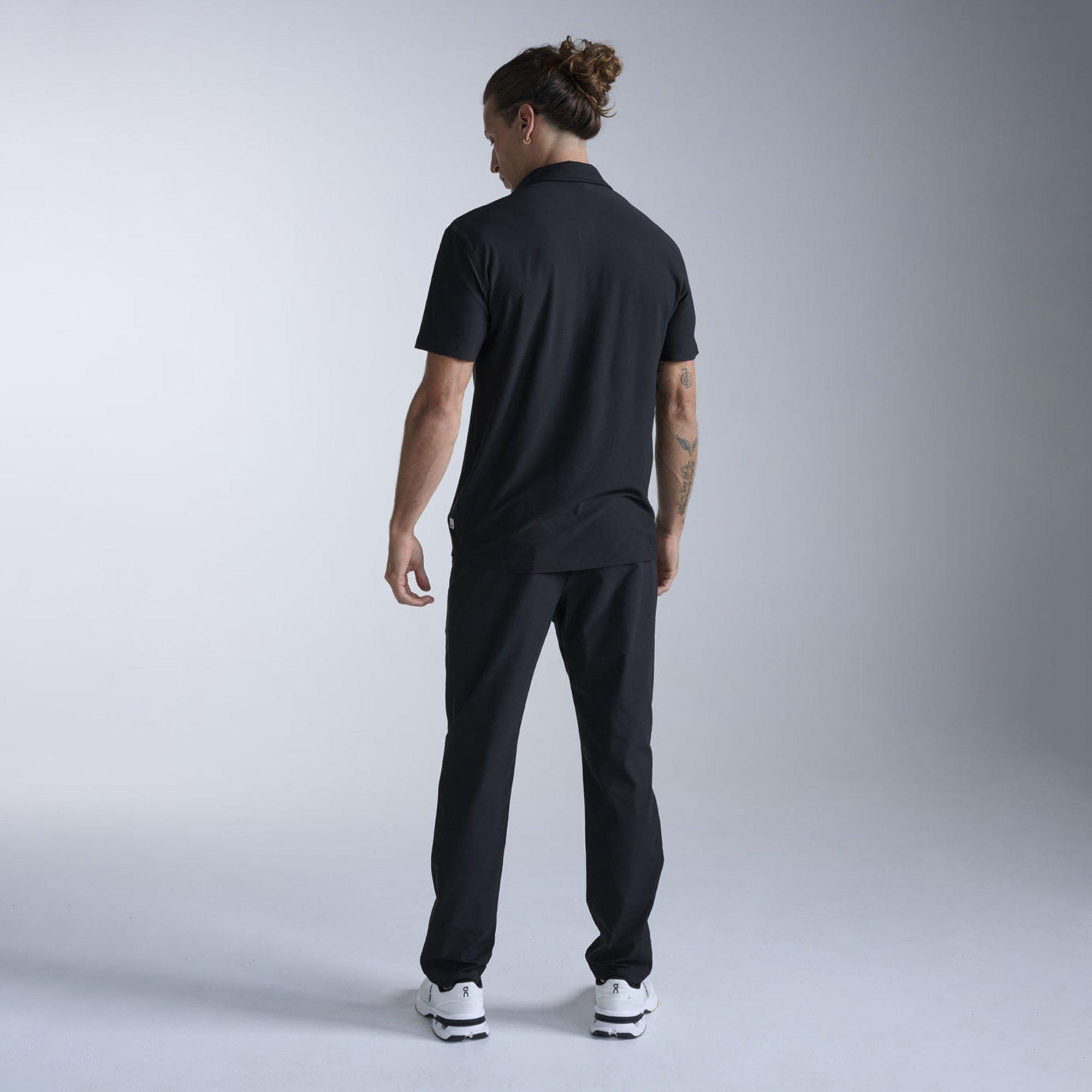 Black/Black - 2XU - Men's Short Sleeve Performance Polo Shirt - 8