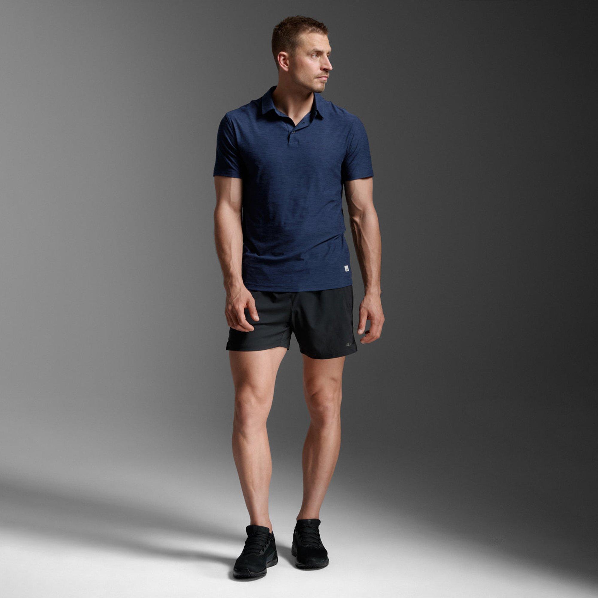 Midnight - 2XU - Men's Short Sleeve Performance Polo Shirt - 4