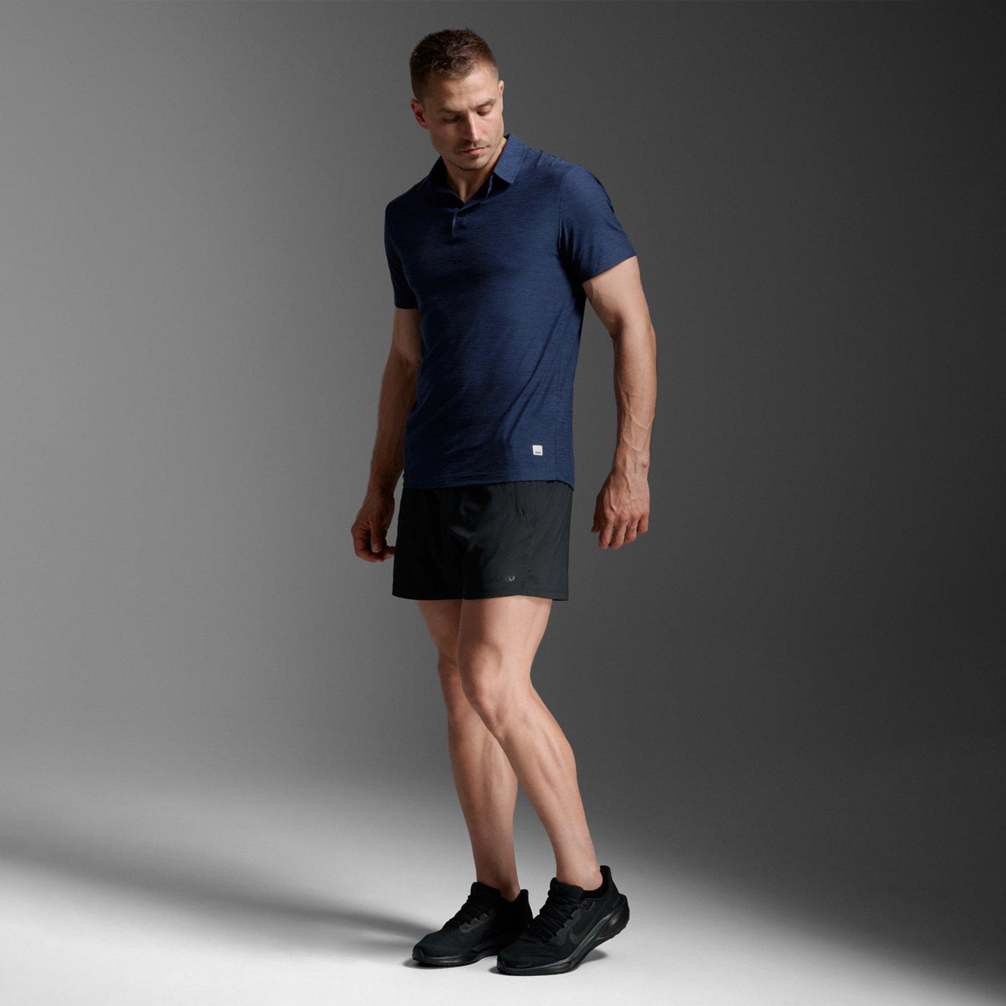 Midnight - 2XU - Men's Short Sleeve Performance Polo Shirt - 5