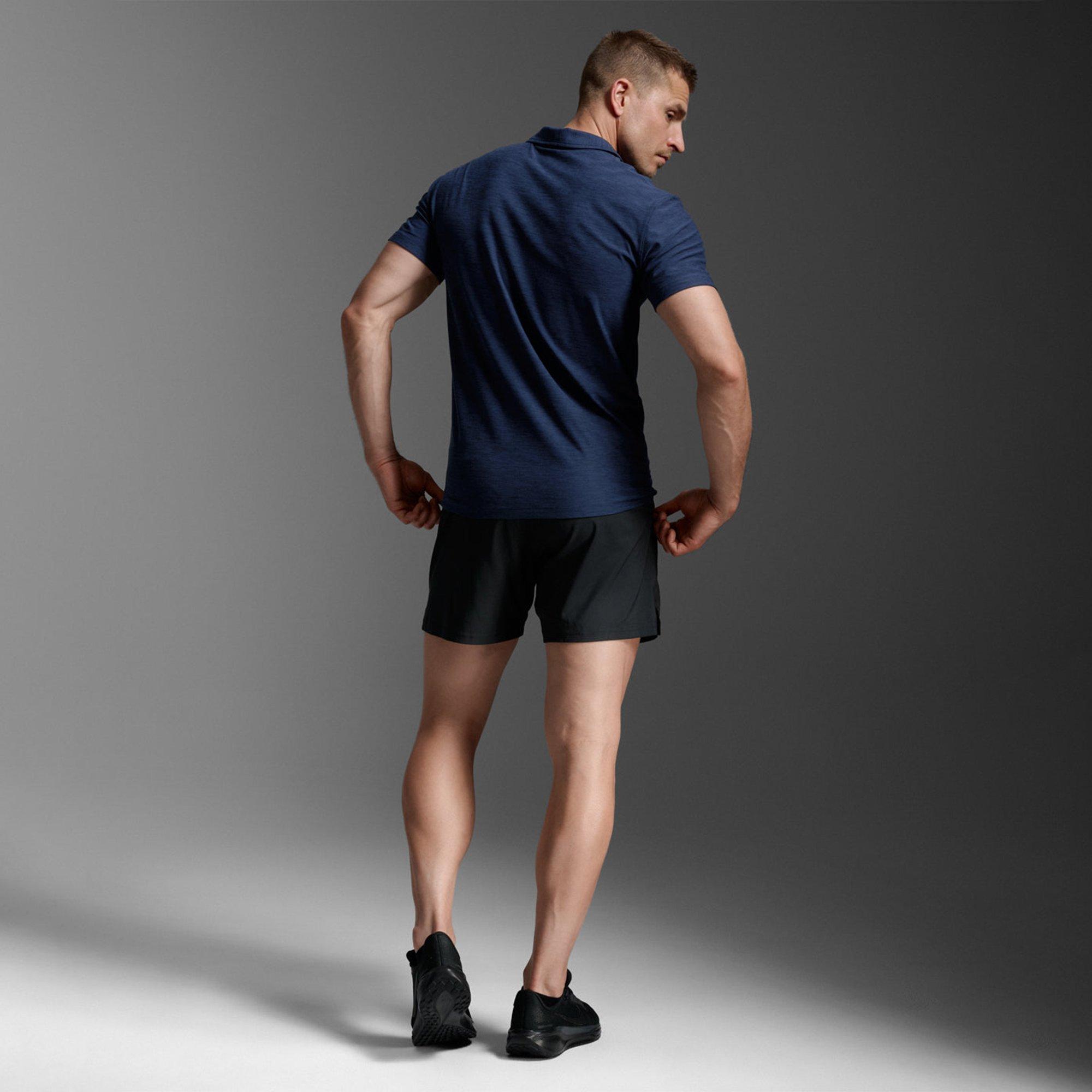 Midnight - 2XU - Men's Short Sleeve Performance Polo Shirt - 6