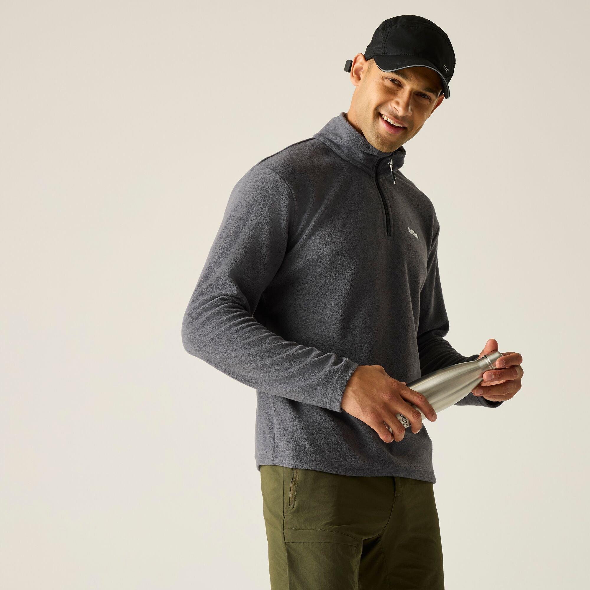 Regatta Men's Thompson Half Zip Fleece - Iron - 5XL