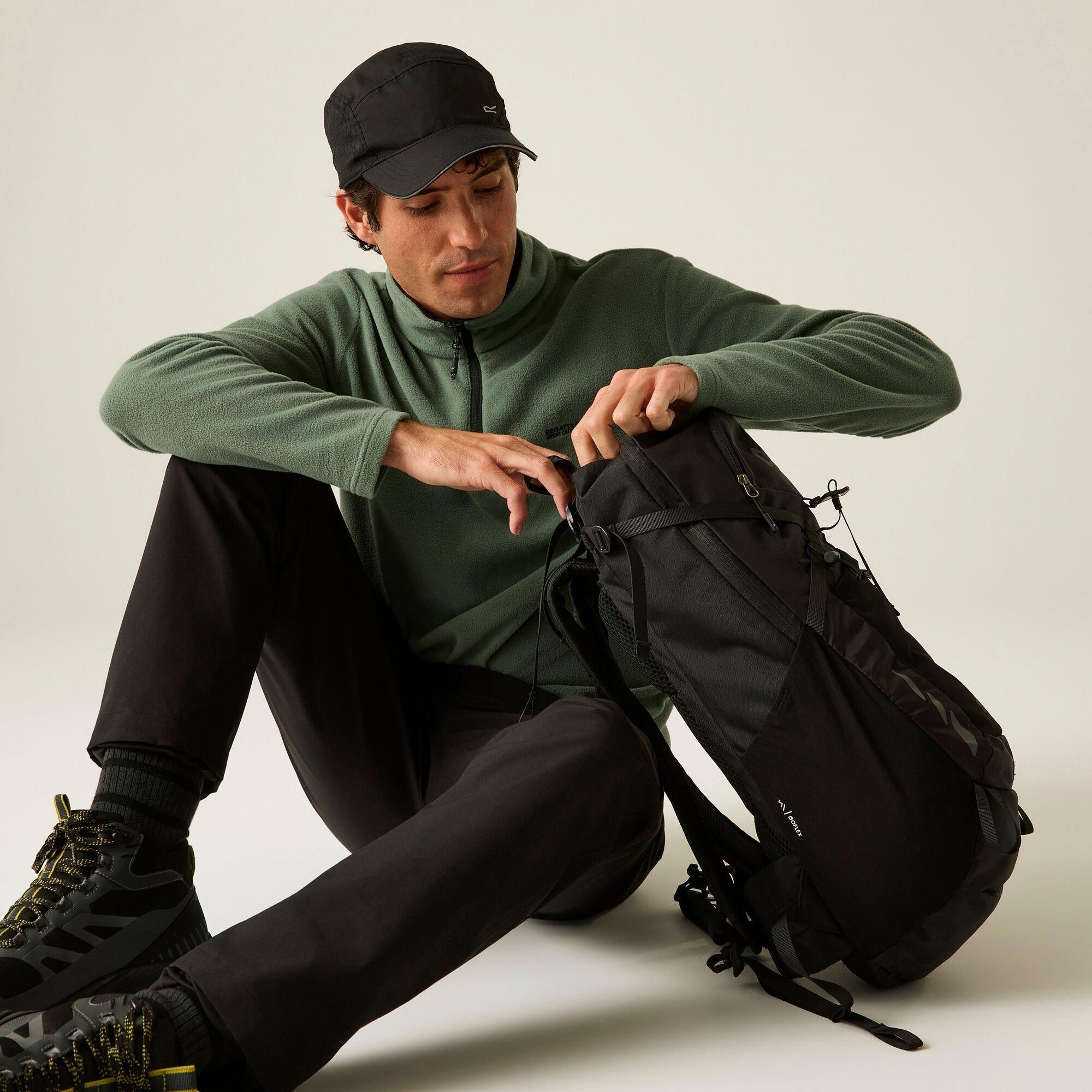 Regatta Men's Thompson Fleece - Green Extra Large - Image 4