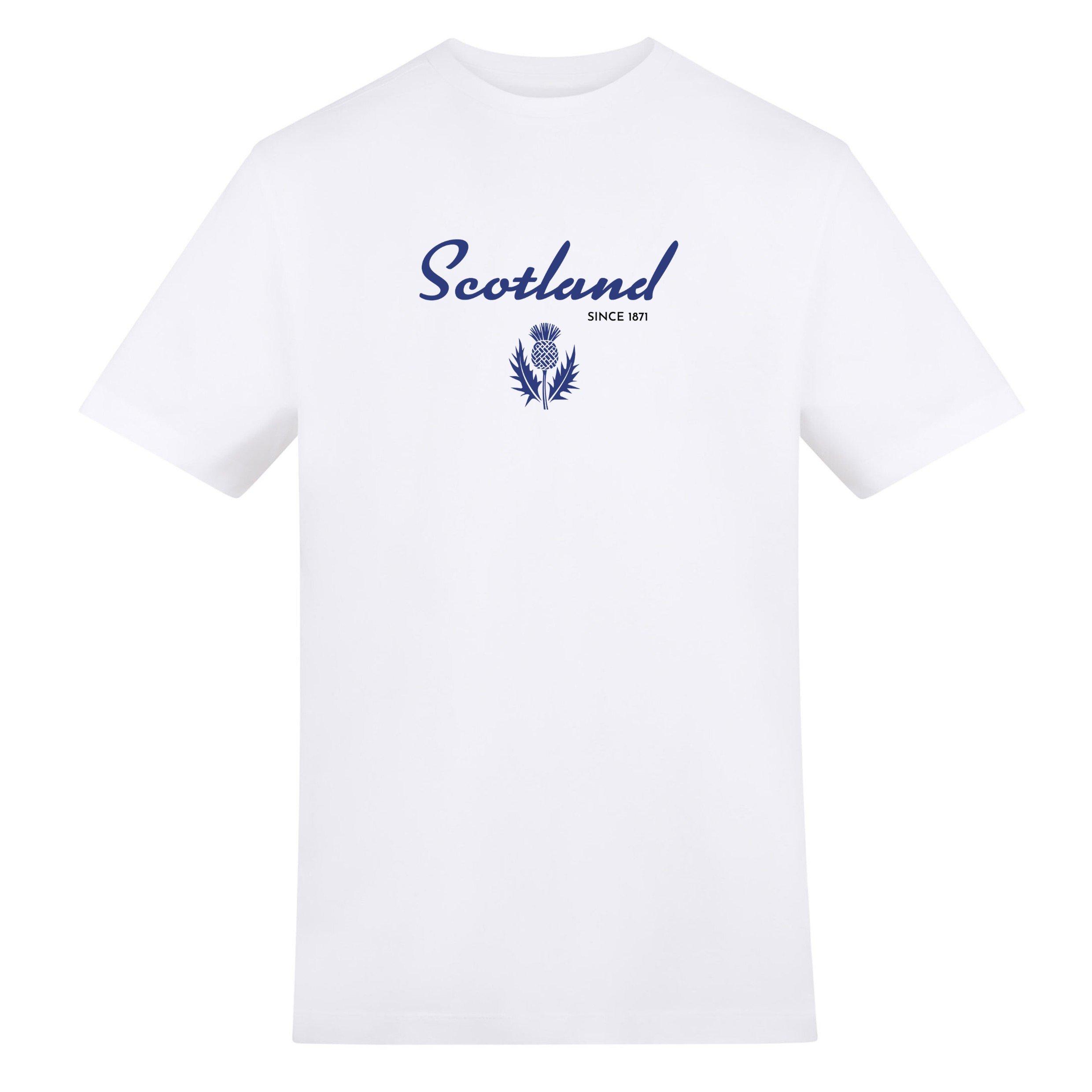 Adults Printed Scotland Rugby Fan Tee
