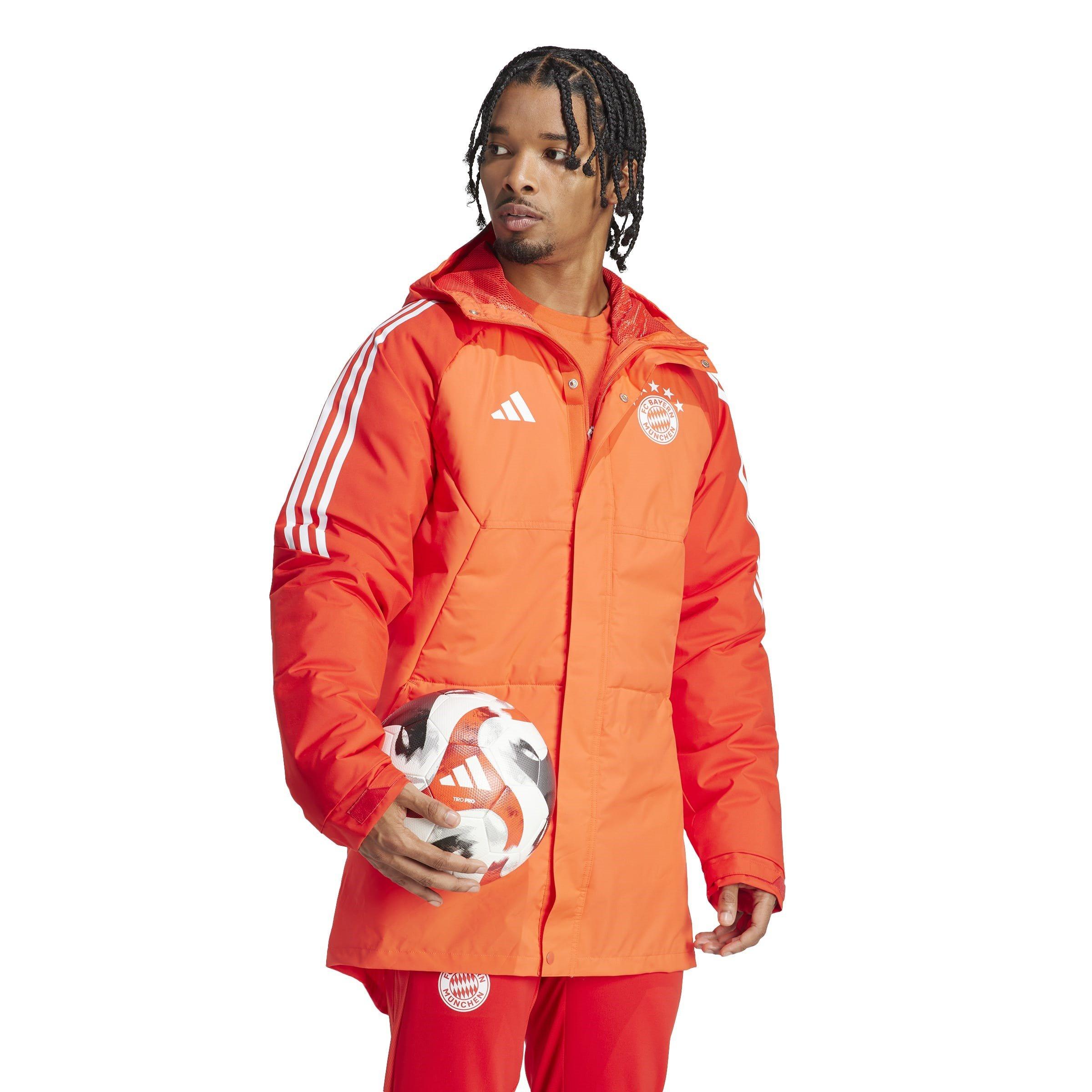 Rood/Helder Rood/ - adidas - Bayern Munich Condivo 22 Stadium Parka Adults - 4