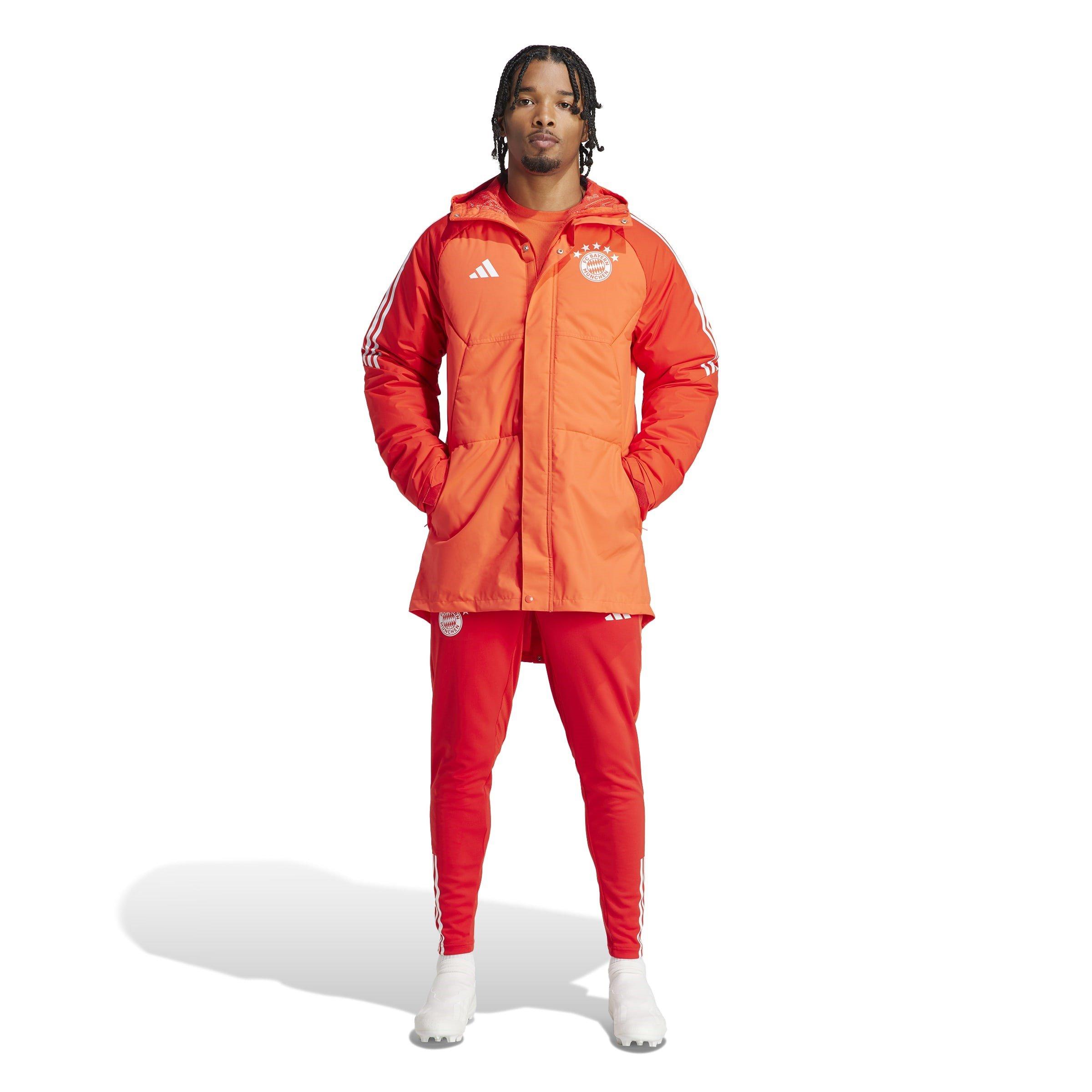 Rood/Helder Rood/ - adidas - Bayern Munich Condivo 22 Stadium Parka Adults - 7