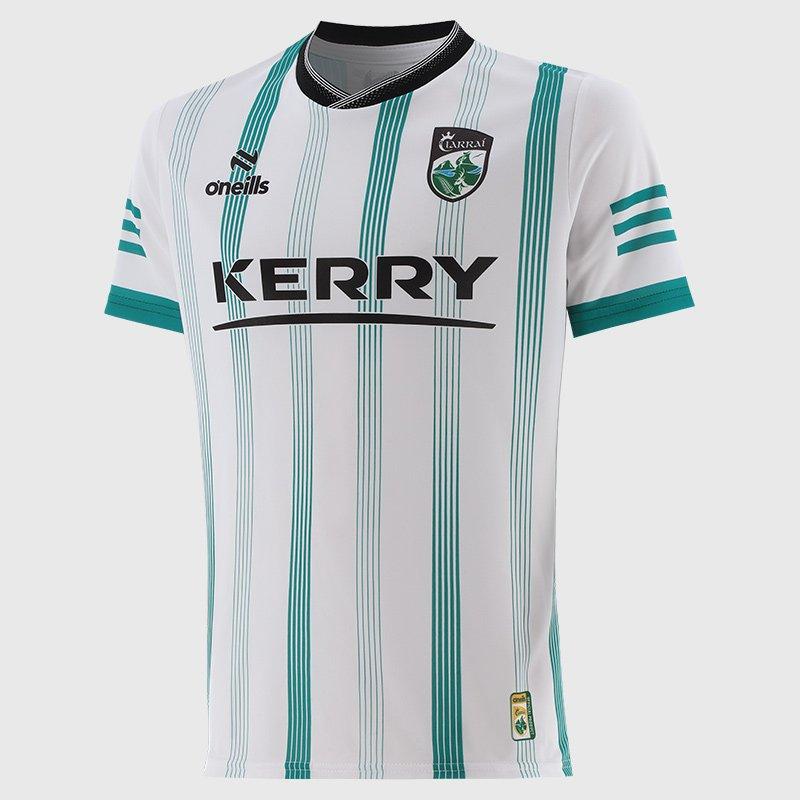White/Teal - ONeills - Kerry Senior GAA Training Jersey - 1