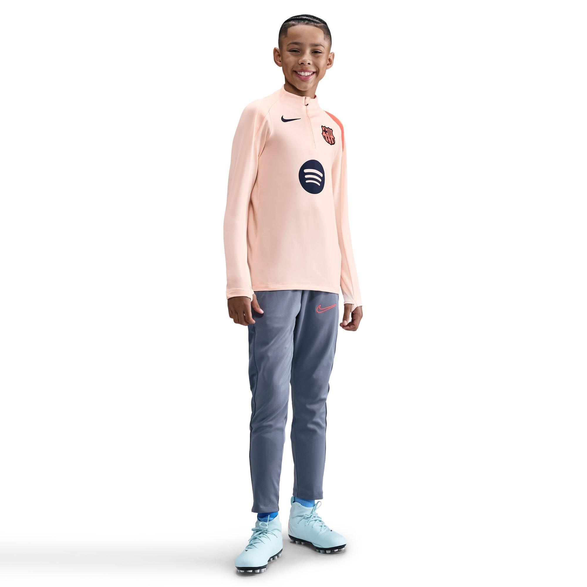 Blauw/Oranje - Nike - Barcelona Strike Third Quarter Zip 2025 2026 Juniors - 3