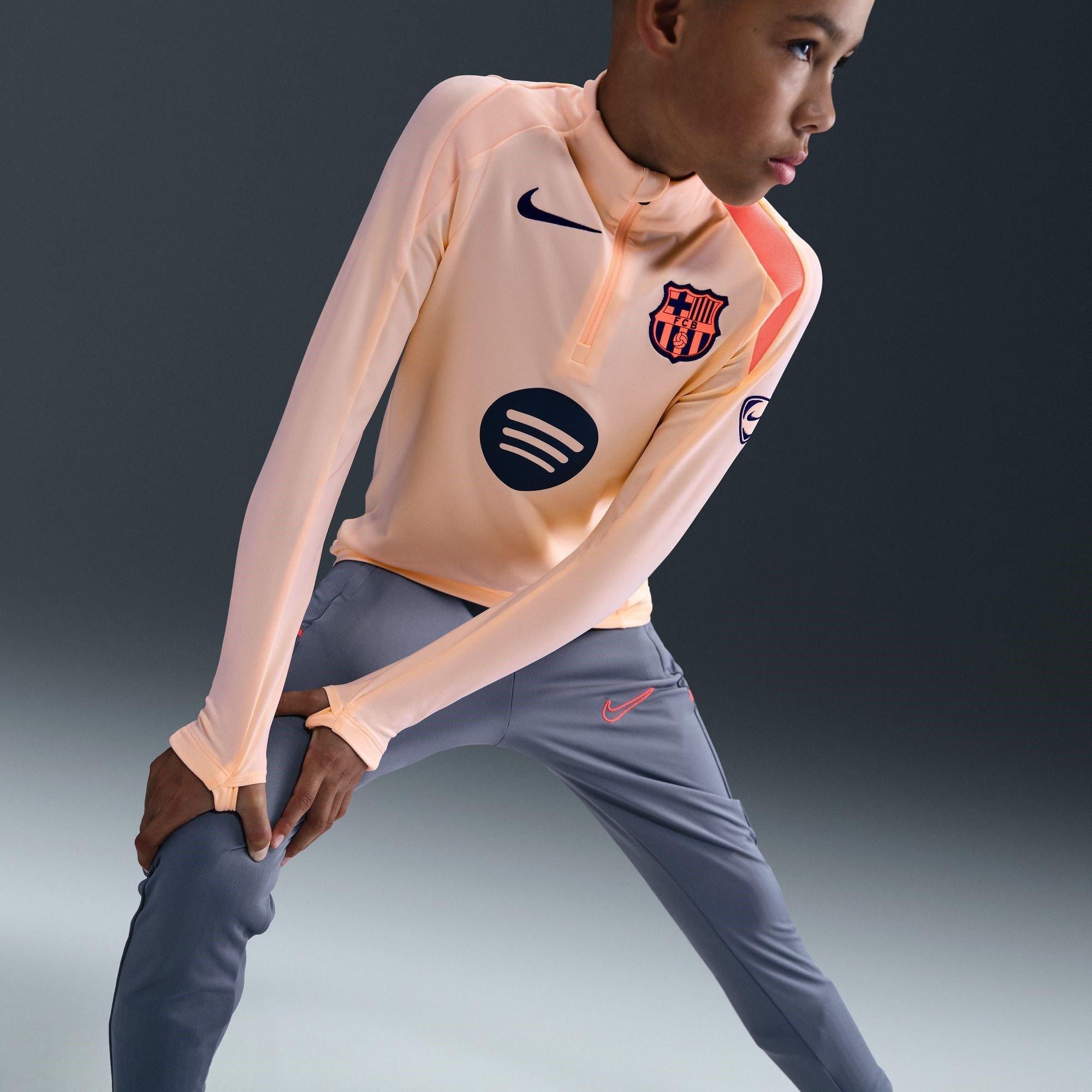 Blauw/Oranje - Nike - Barcelona Strike Third Quarter Zip 2025 2026 Juniors - 10