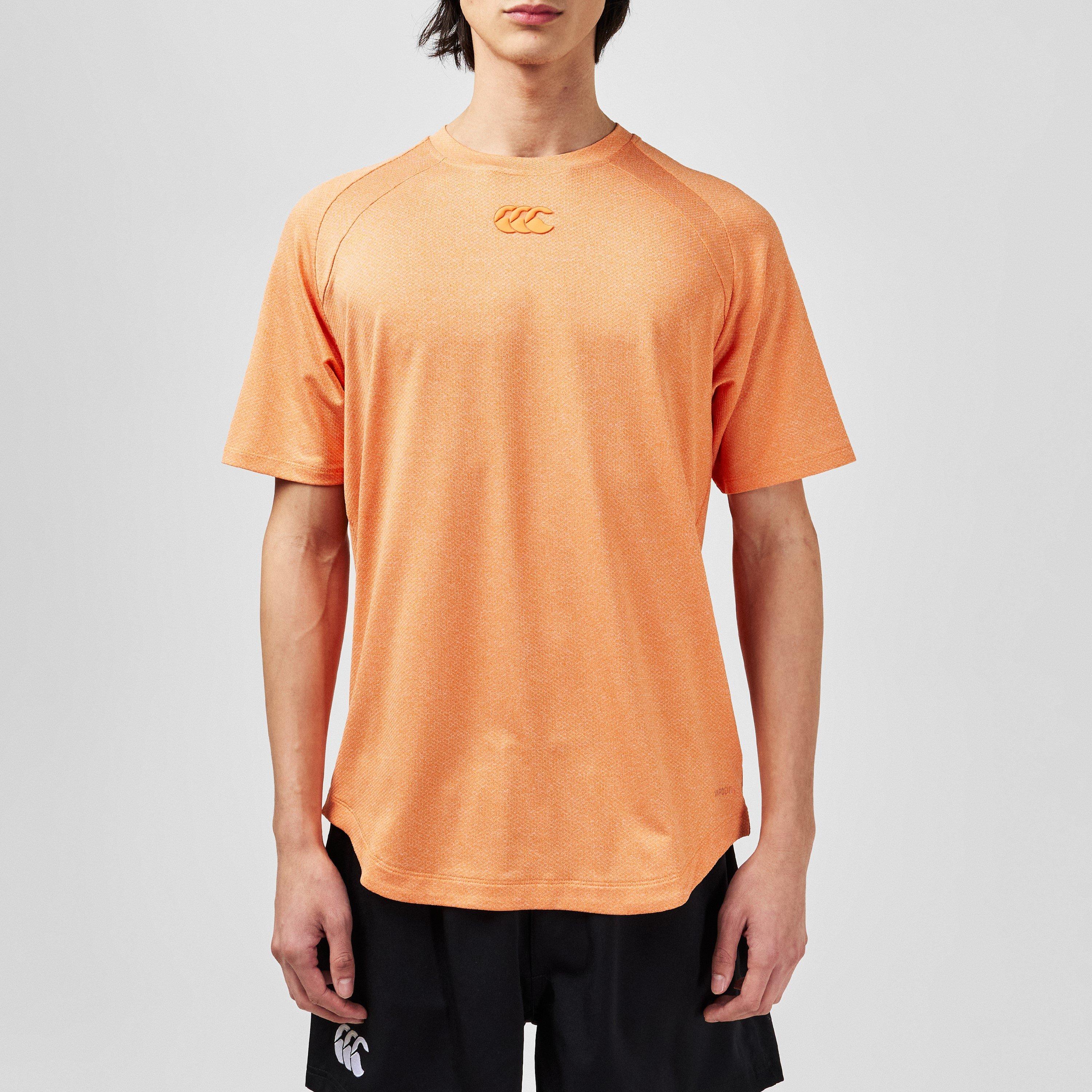 Orange/Grey - Canterbury - Men's Short-Sleeve Performance Training T-Shirt - 1