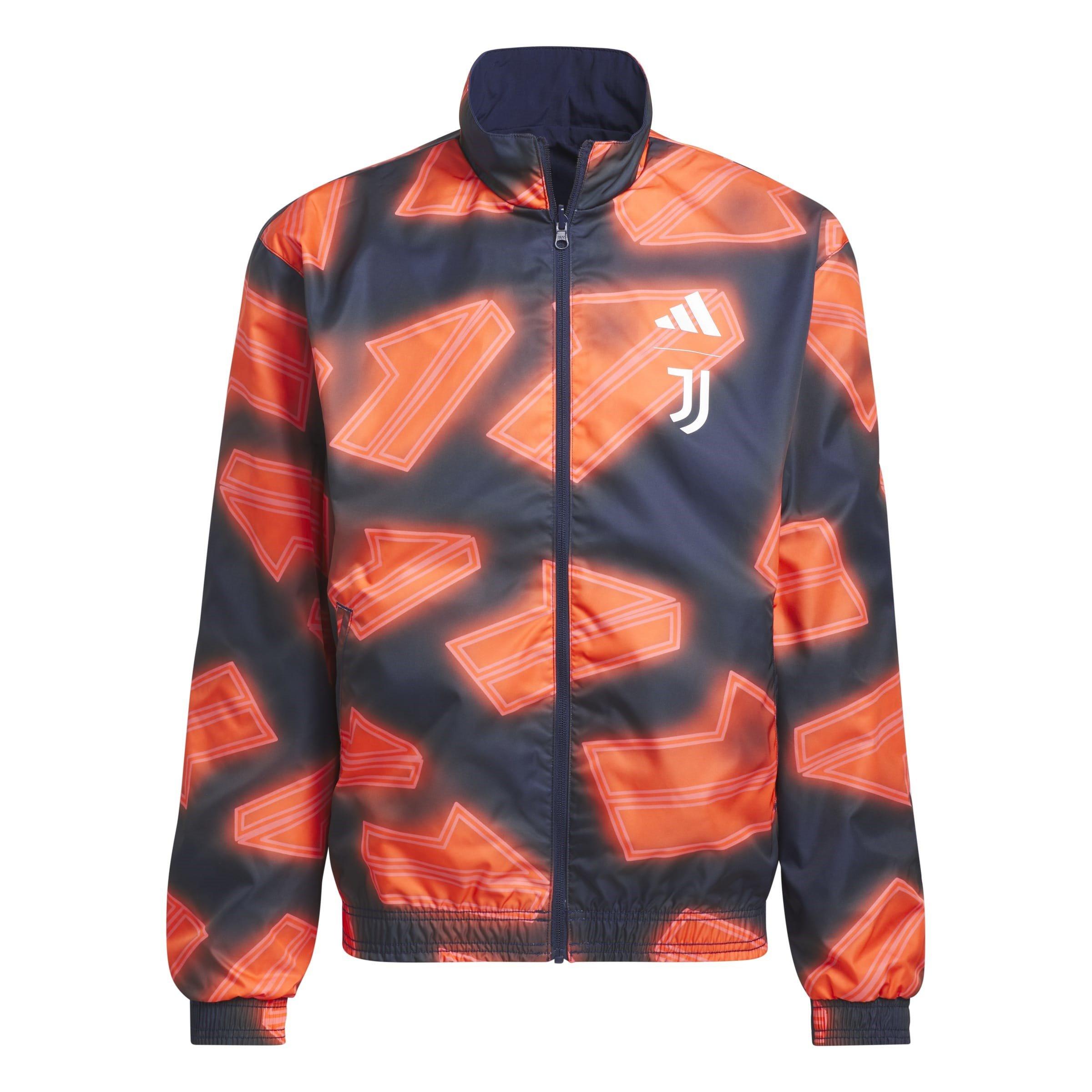 Adidas orange and black jacket deals