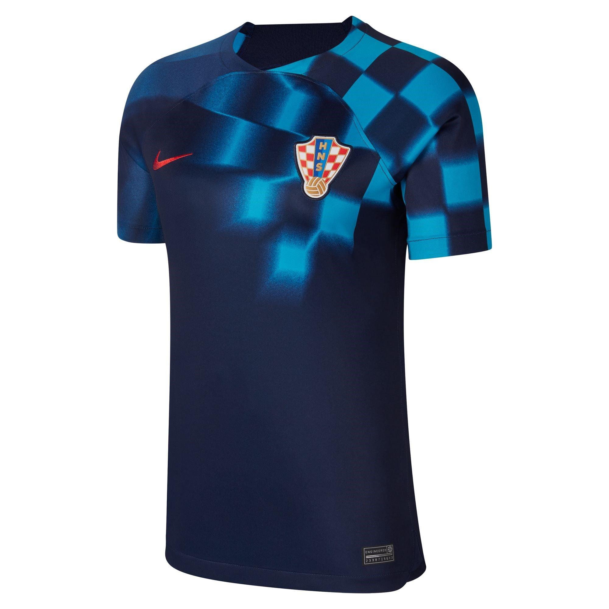 Blue/Uni Red - Nike - Croatia Away Shirt 2022 Womens - 1