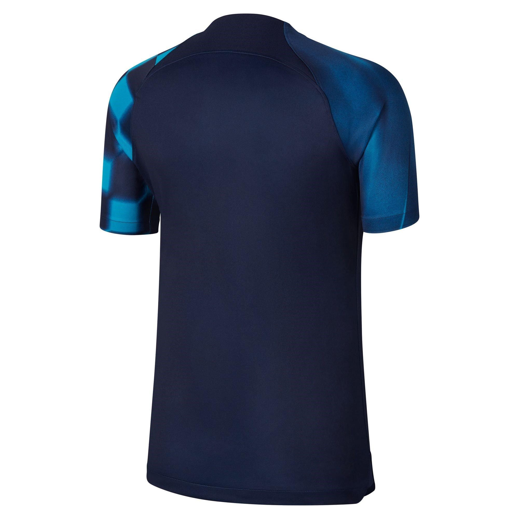 Blue/Uni Red - Nike - Croatia Away Shirt 2022 Womens - 2