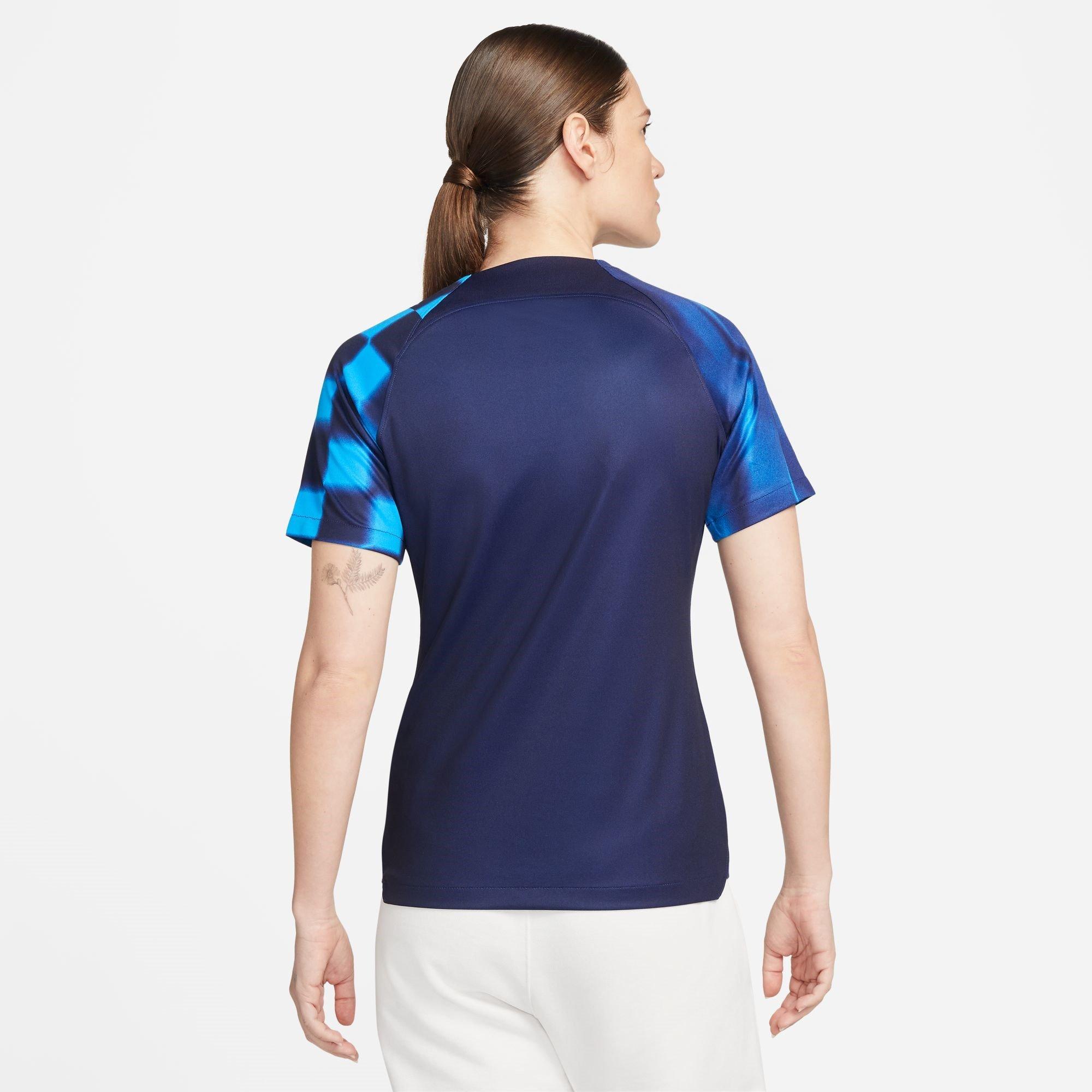 Blue/Uni Red - Nike - Croatia Away Shirt 2022 Womens - 4