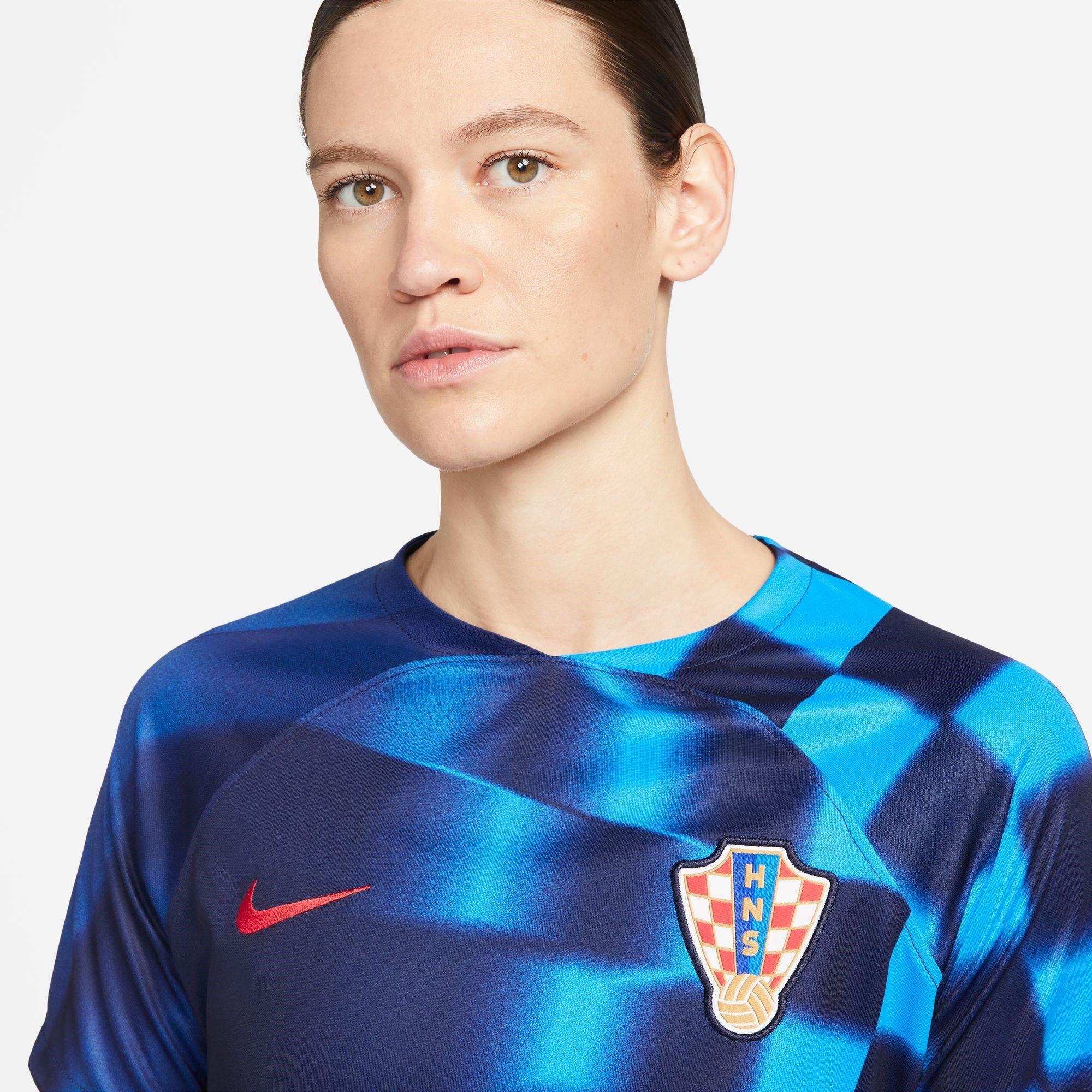 Blue/Uni Red - Nike - Croatia Away Shirt 2022 Womens - 5