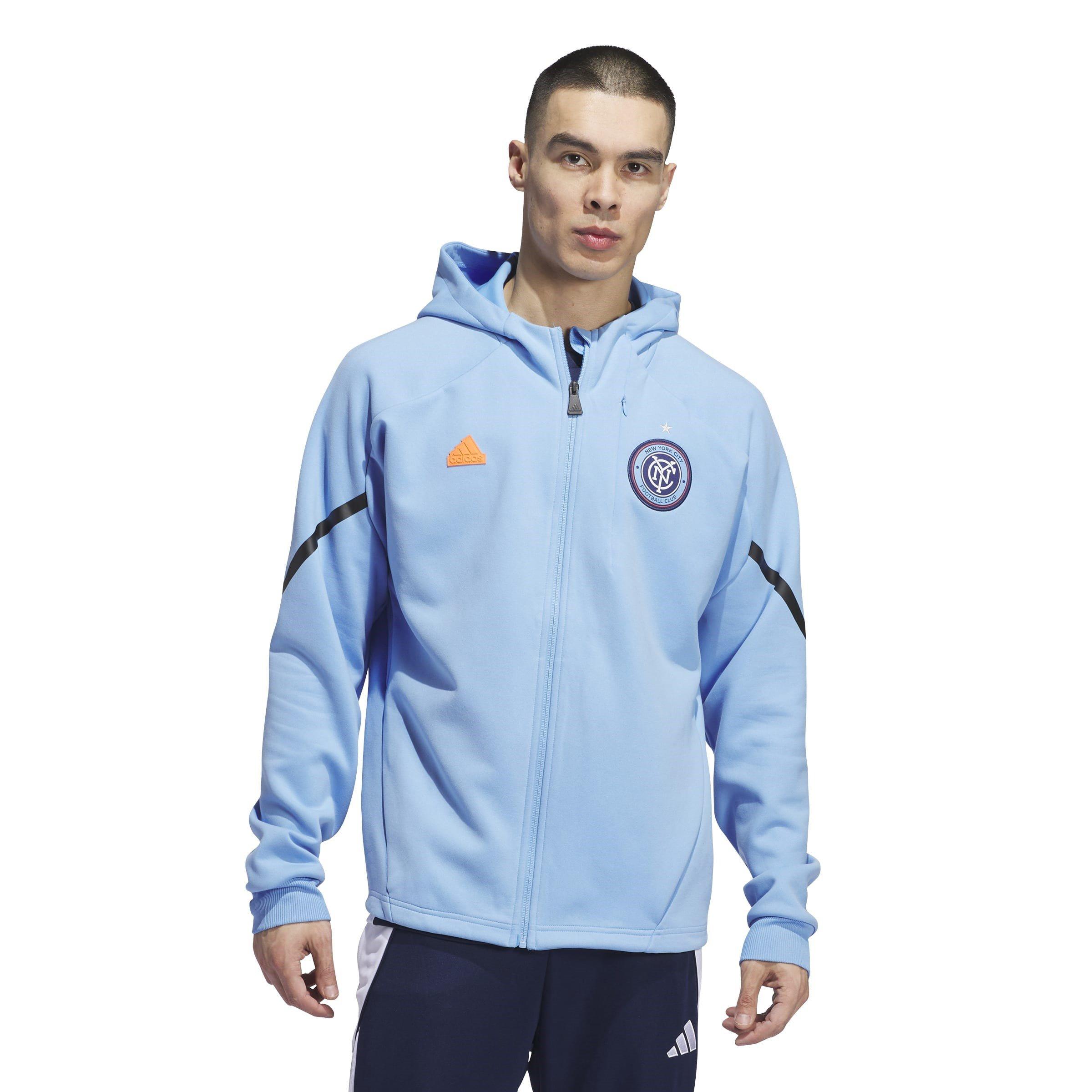 Bahia Light Blu - adidas - New York City FC Anthem Anorak Jacket 2024 Adults - 2