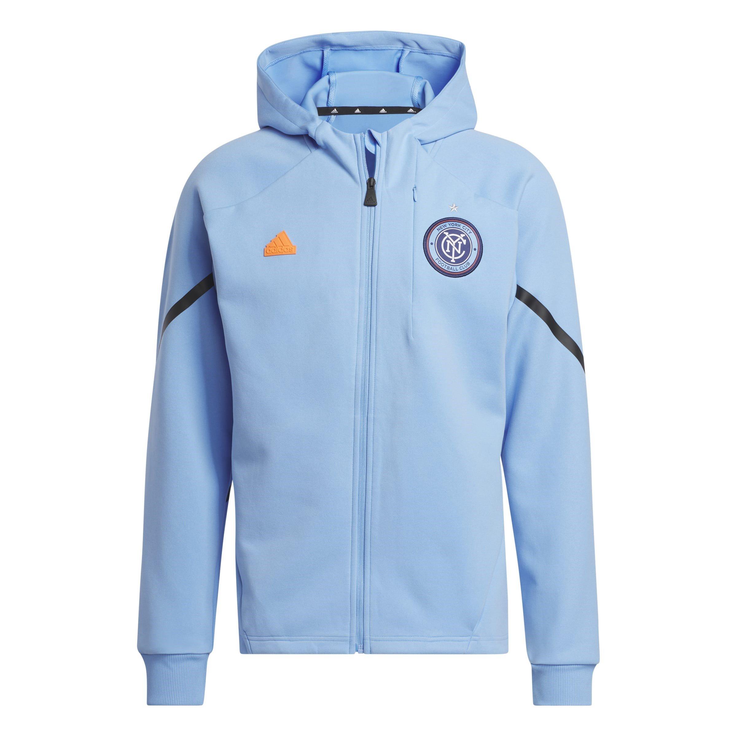 Bahia Light Blu - adidas - New York City FC Anthem Anorak Jacket 2024 Adults - 9