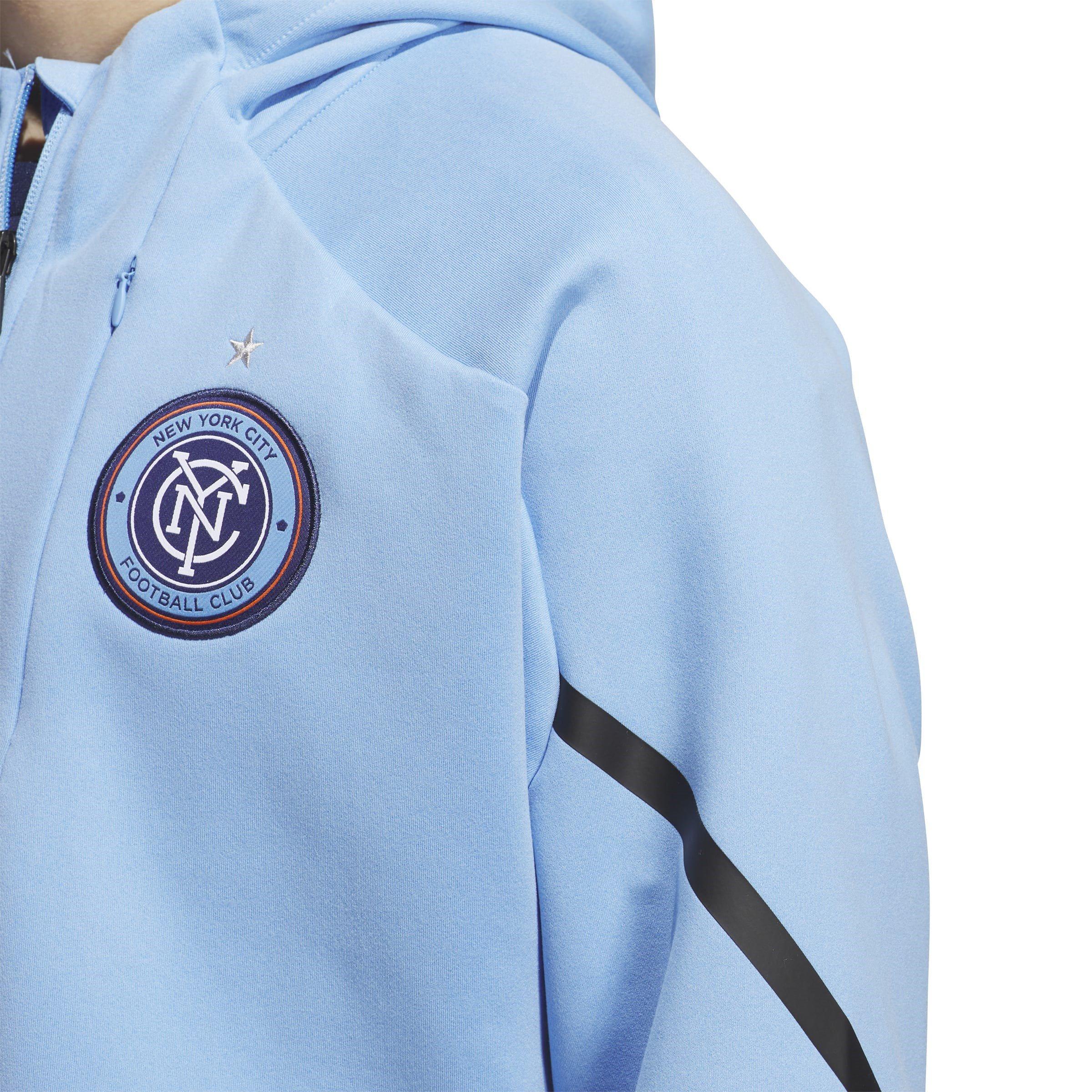 Bahia Light Blu - adidas - New York City FC Anthem Anorak Jacket 2024 Adults - 5