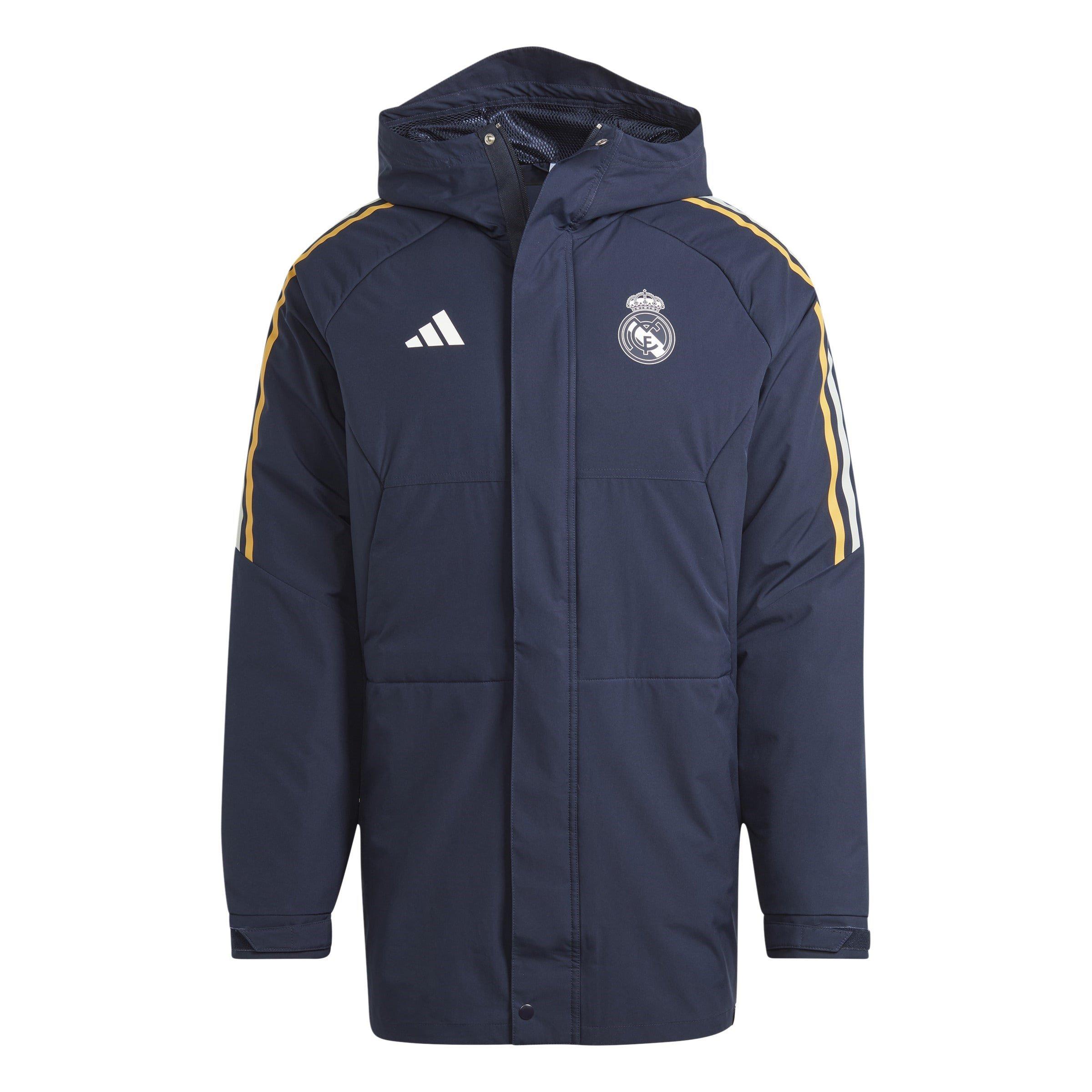 Adidas Men's Real Madrid Condivo 23 Stadium Parka Adults - Legend Ink - XS