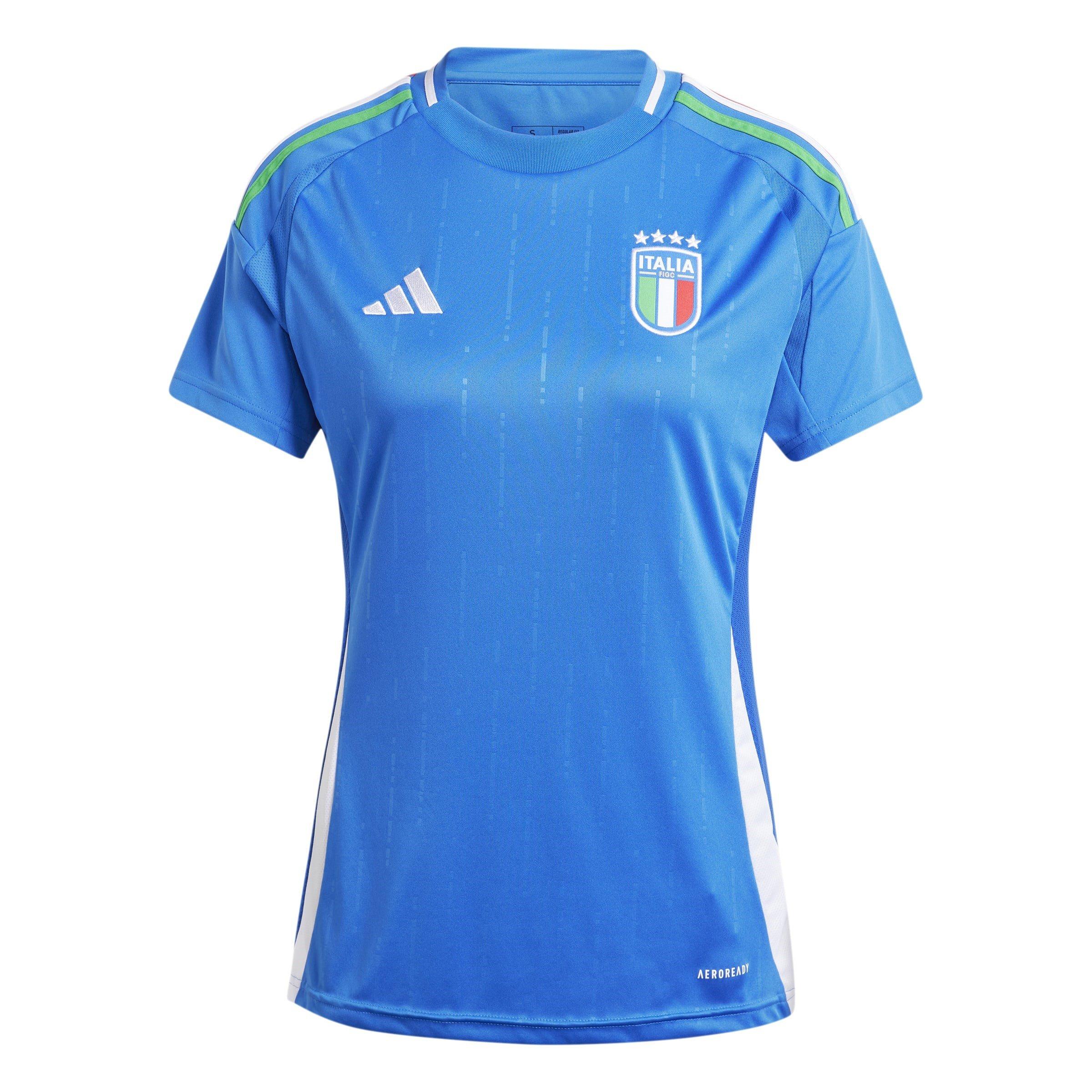 Adidas Women's Italy Home Shirt 2024 - Blue - 10 (S)