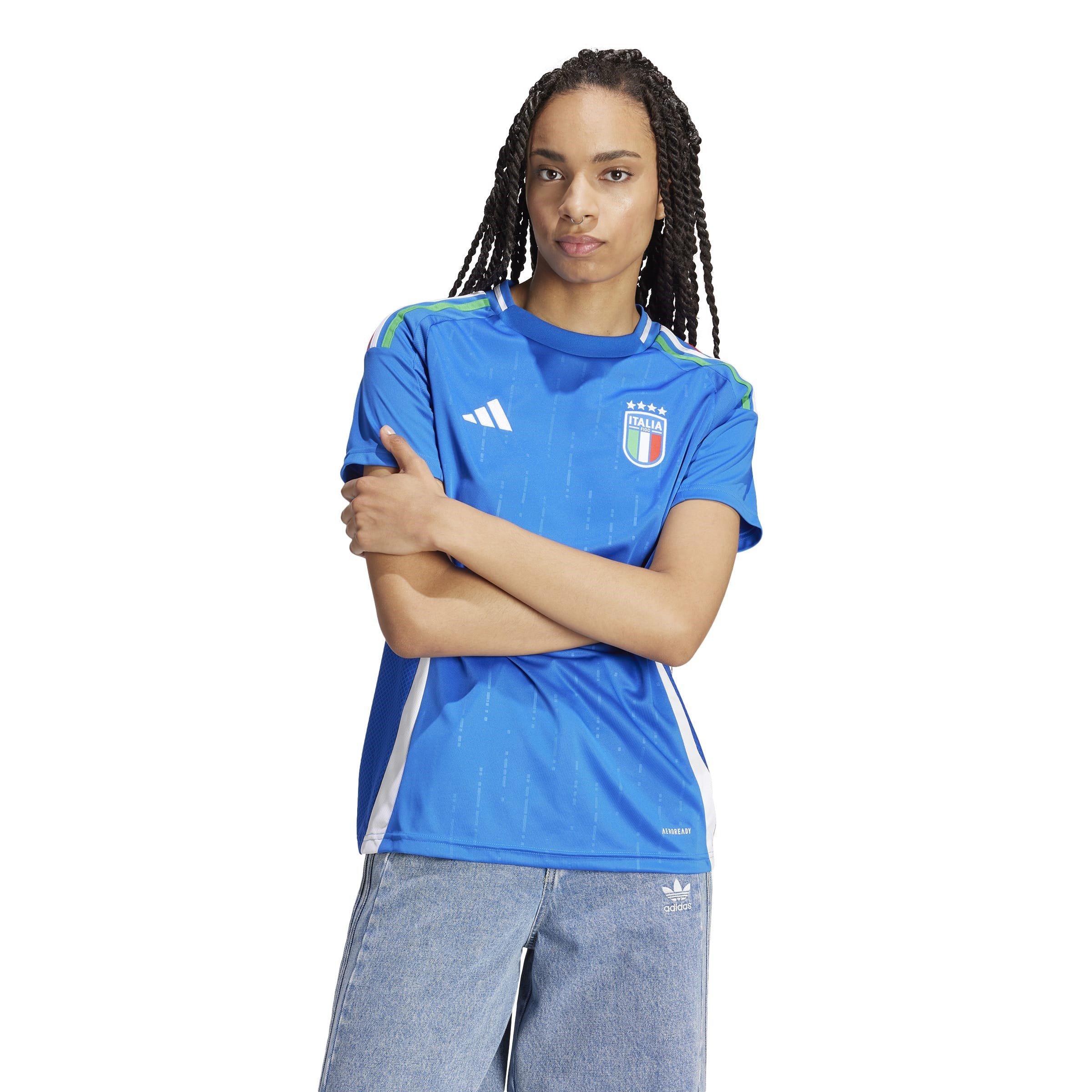 Blauw - adidas - Italy Home Shirt 2024 Womens - 3