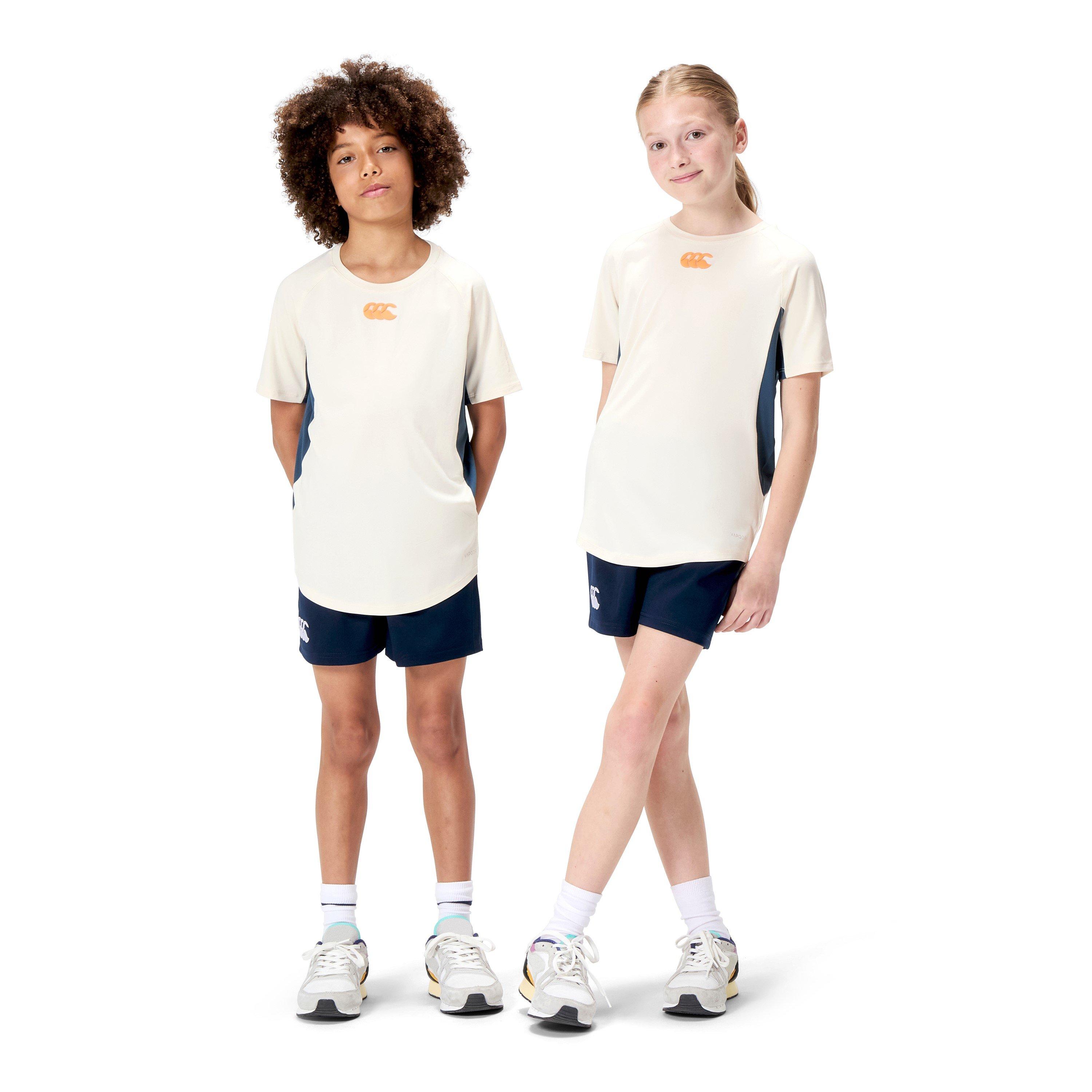 Grigio/ Blu scuro. - Canterbury - Kids' Vapodri Super Light Training T-Shirt - 2