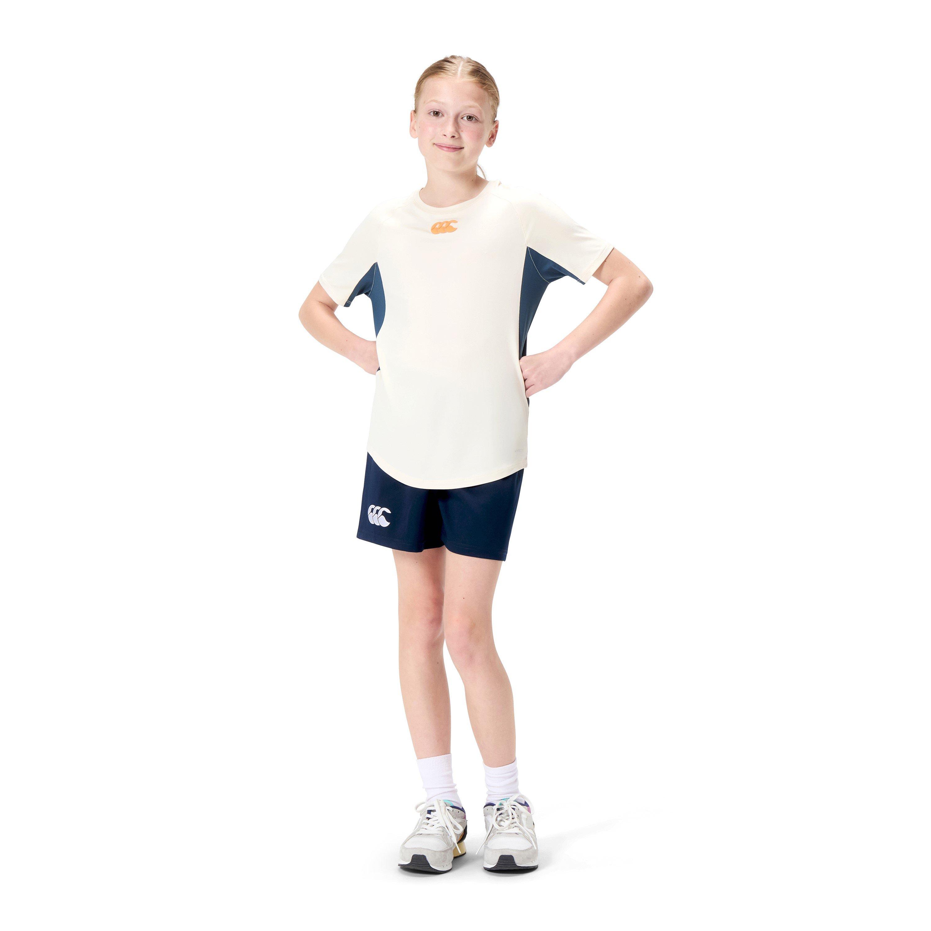 Grigio/ Blu scuro. - Canterbury - Kids' Vapodri Super Light Training T-Shirt - 3