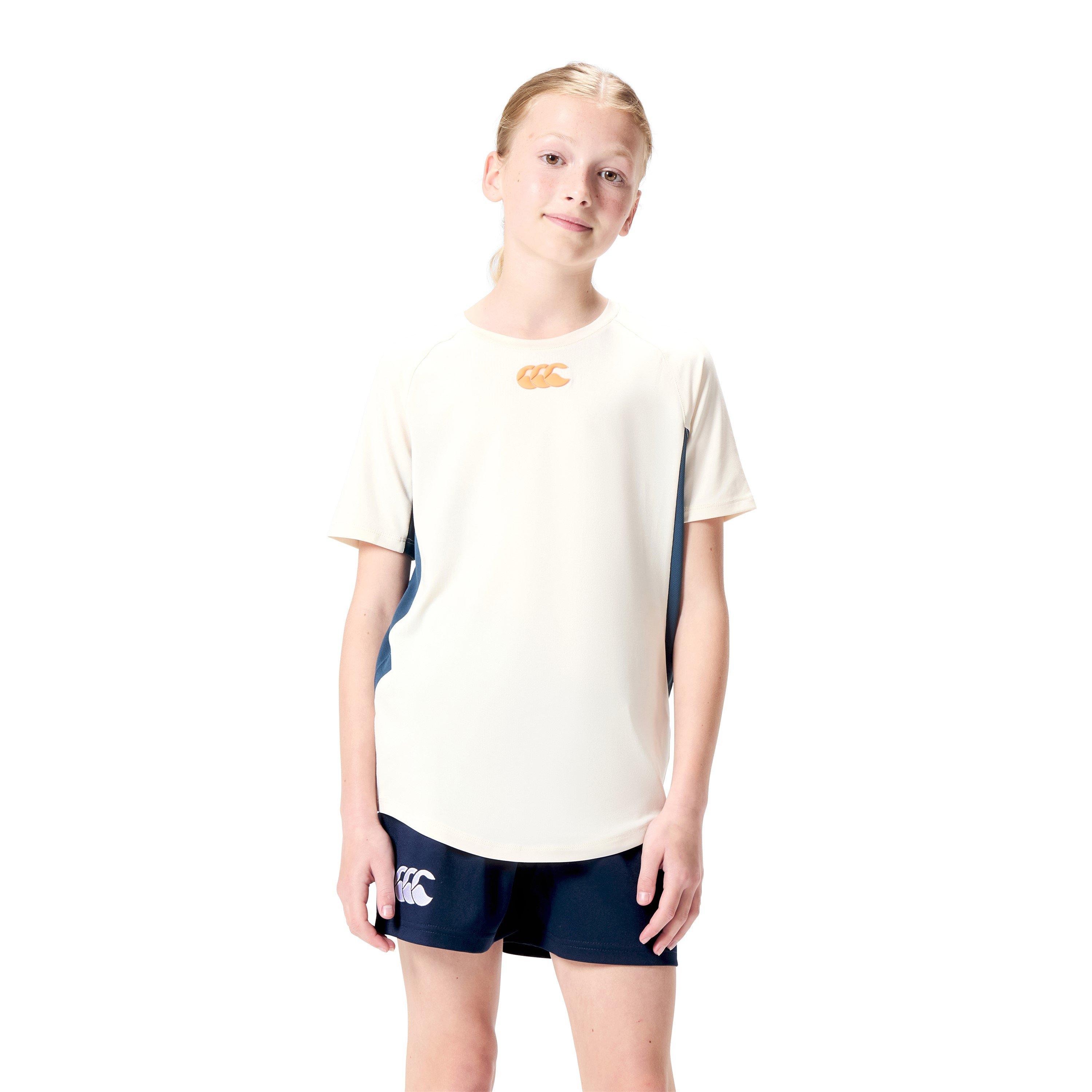 Grigio/ Blu scuro. - Canterbury - Kids' Vapodri Super Light Training T-Shirt - 4