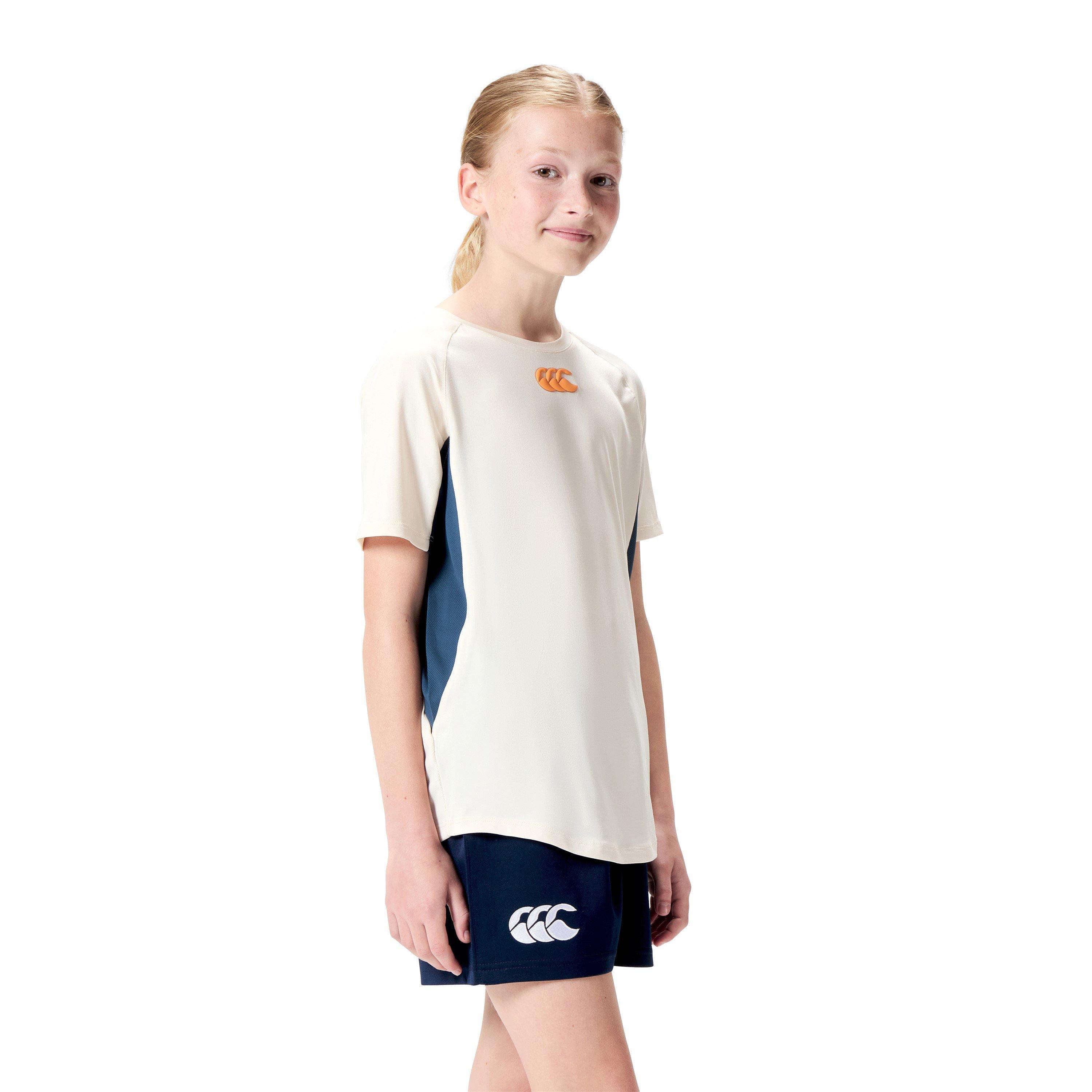 Grigio/ Blu scuro. - Canterbury - Kids' Vapodri Super Light Training T-Shirt - 5