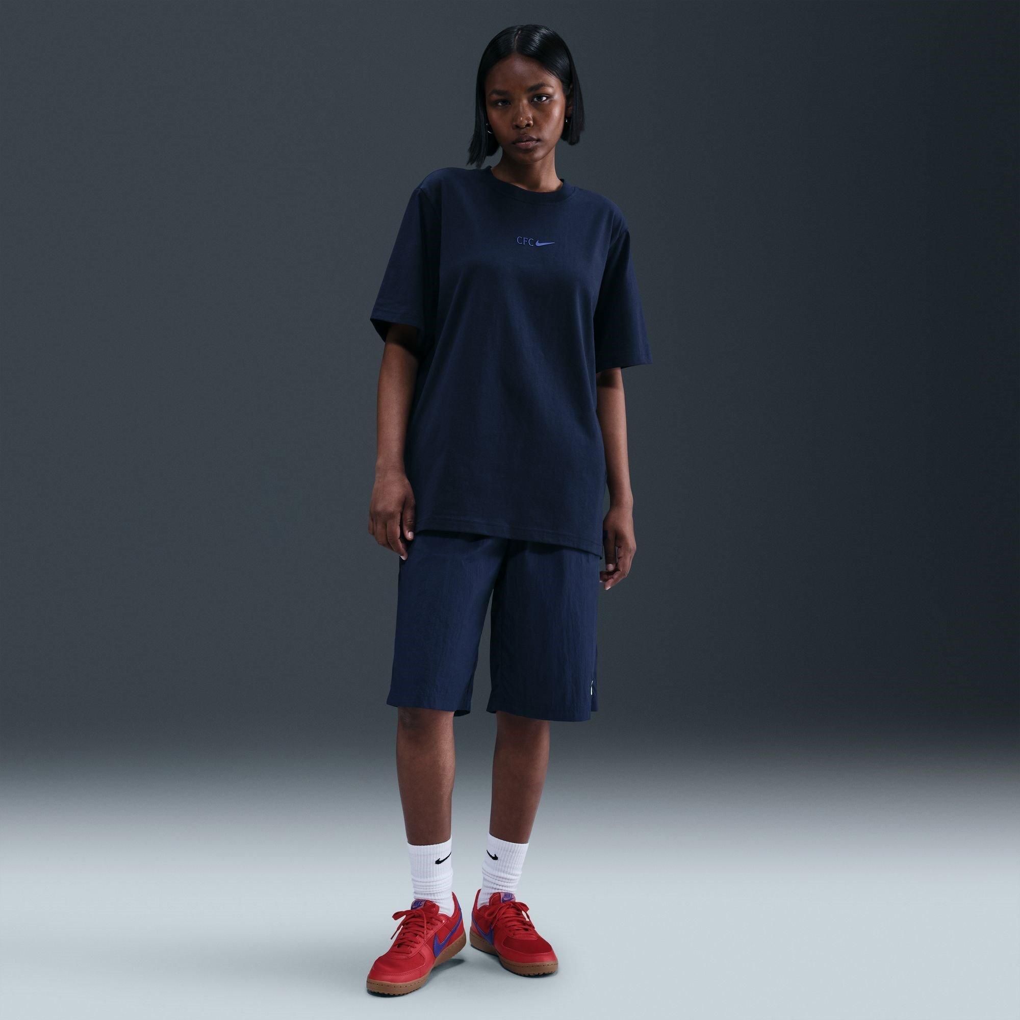 Blue - Nike - Chelsea Wordmark T-Shirt Womens - 7