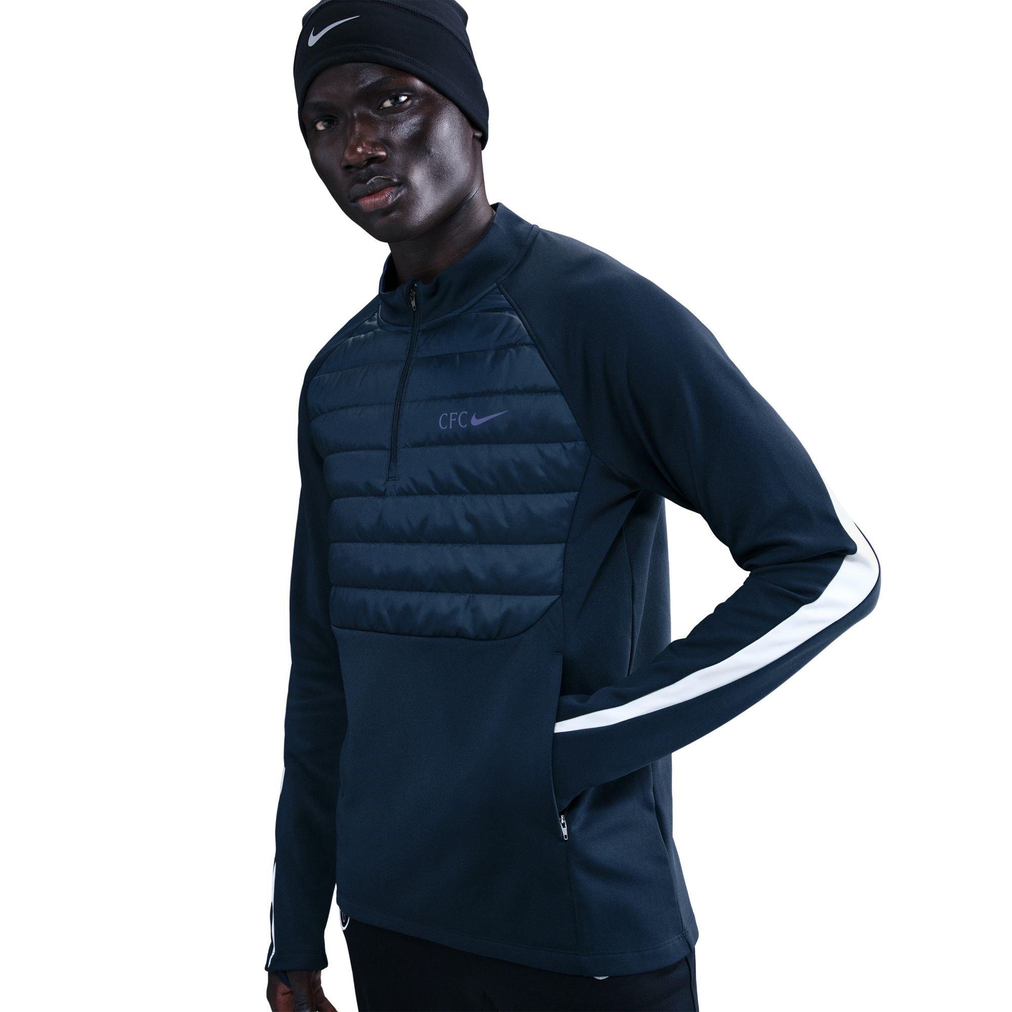 Nike Men's Chelsea Winter Warriors Drill Top - Blue/Purple - XL