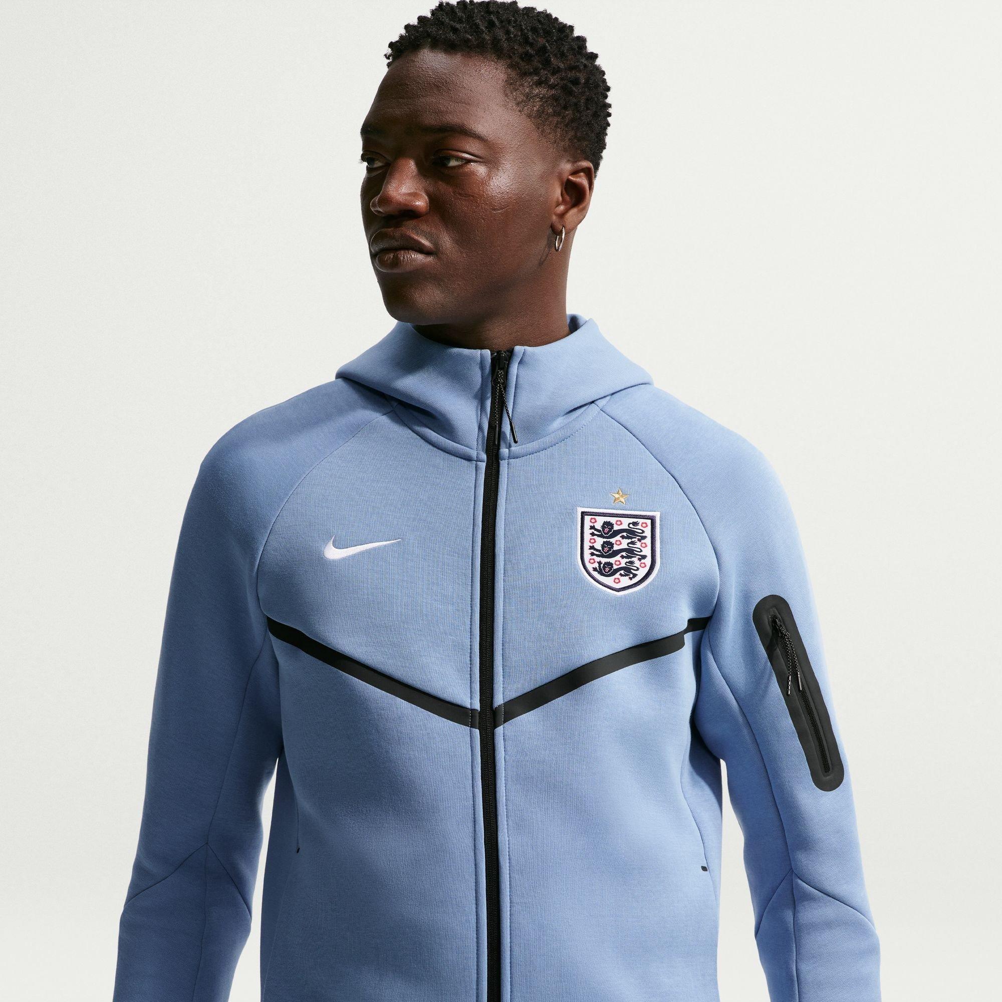 Nike Men's Blue/White England Tracksuit Top - L