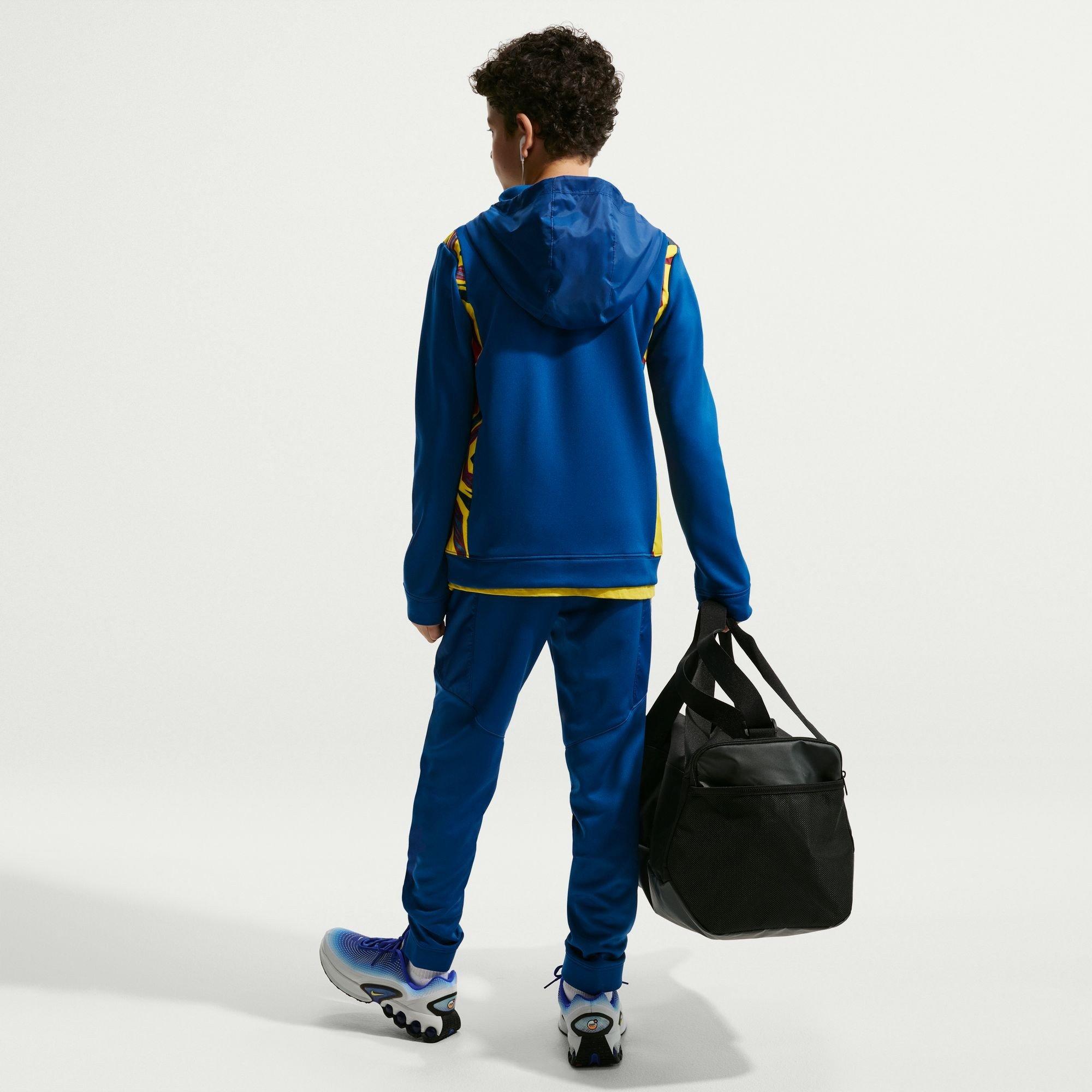 Blauw/ Geel - Nike - Barcelona Tracksuit Juniors - 2