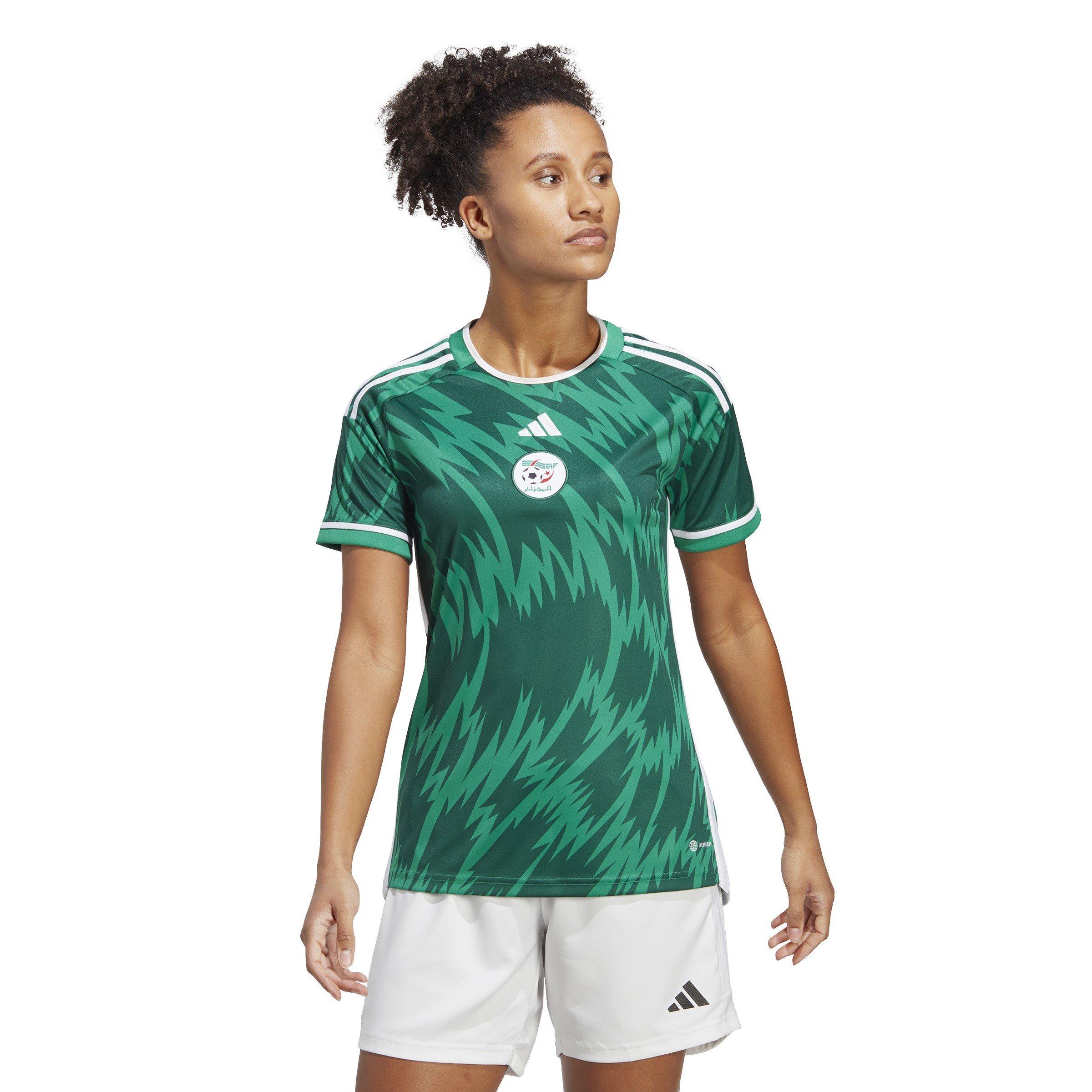 Green - adidas - Algeria Away Shirt 2023 Womens - 2