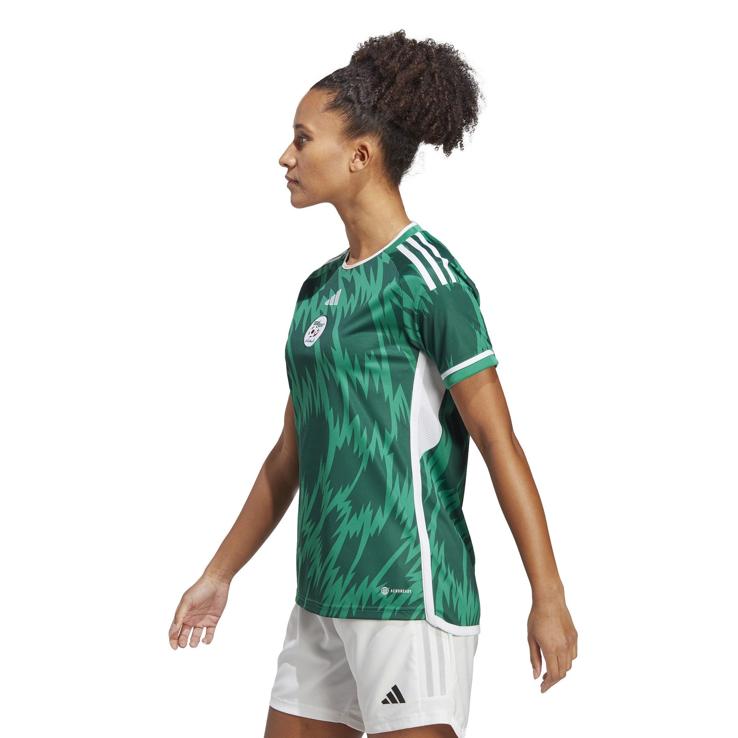 Green - adidas - Algeria Away Shirt 2023 Womens - 3