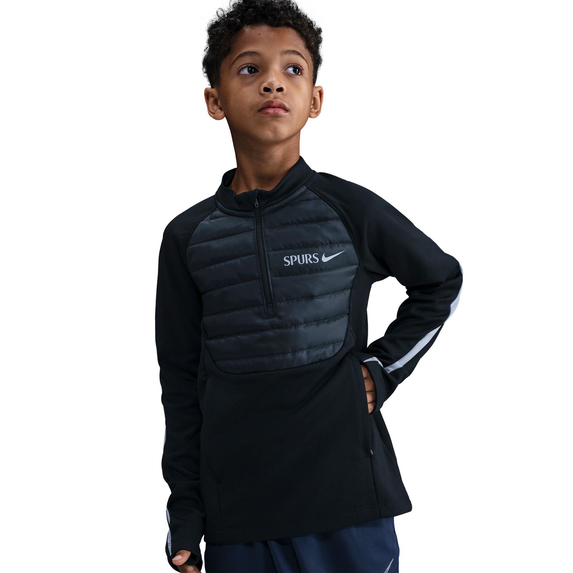 Black/Blue - Nike - Tottenham Hotspur Winter Warrior Drill Top Juniors - 1