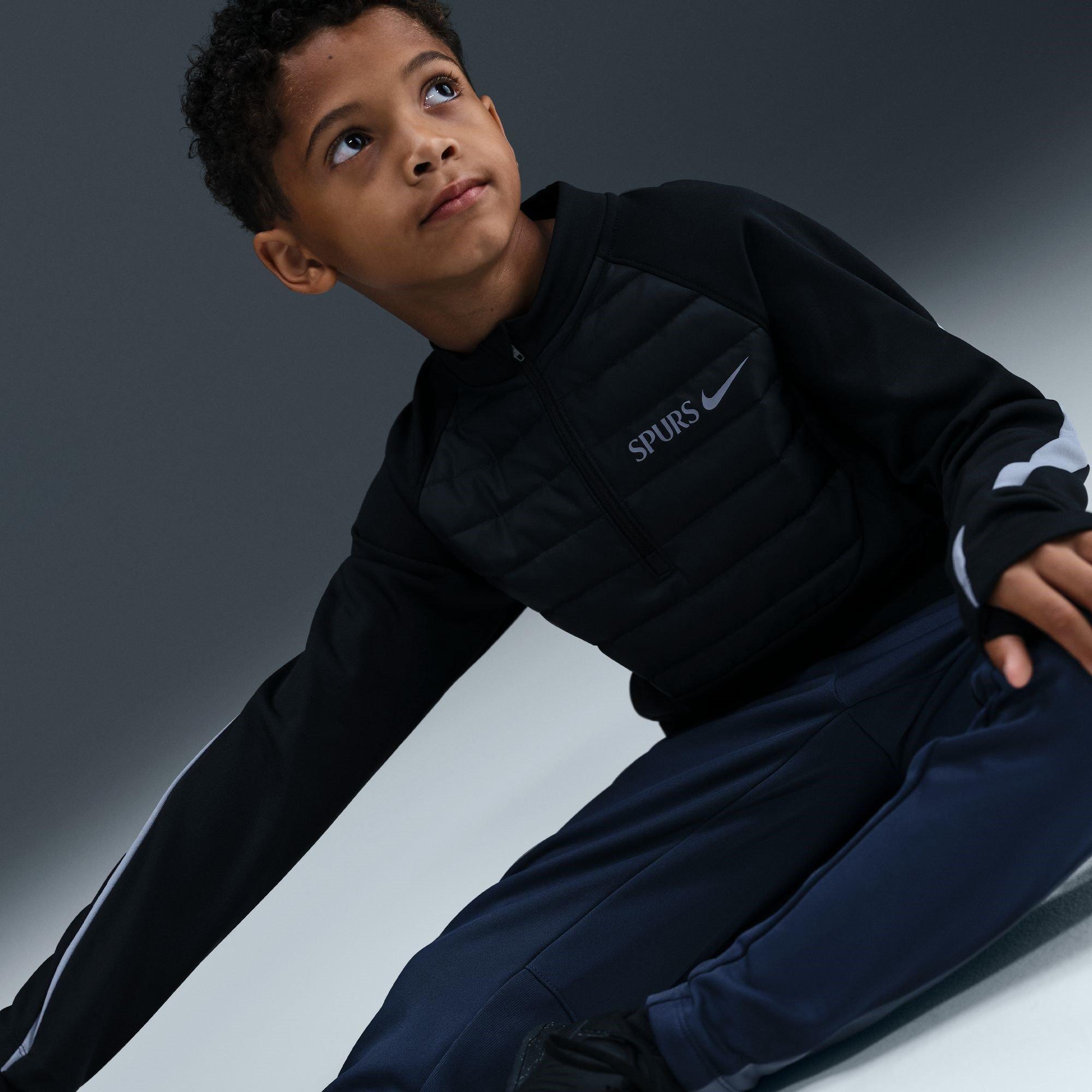 Black/Blue - Nike - Tottenham Hotspur Winter Warrior Drill Top Juniors - 10