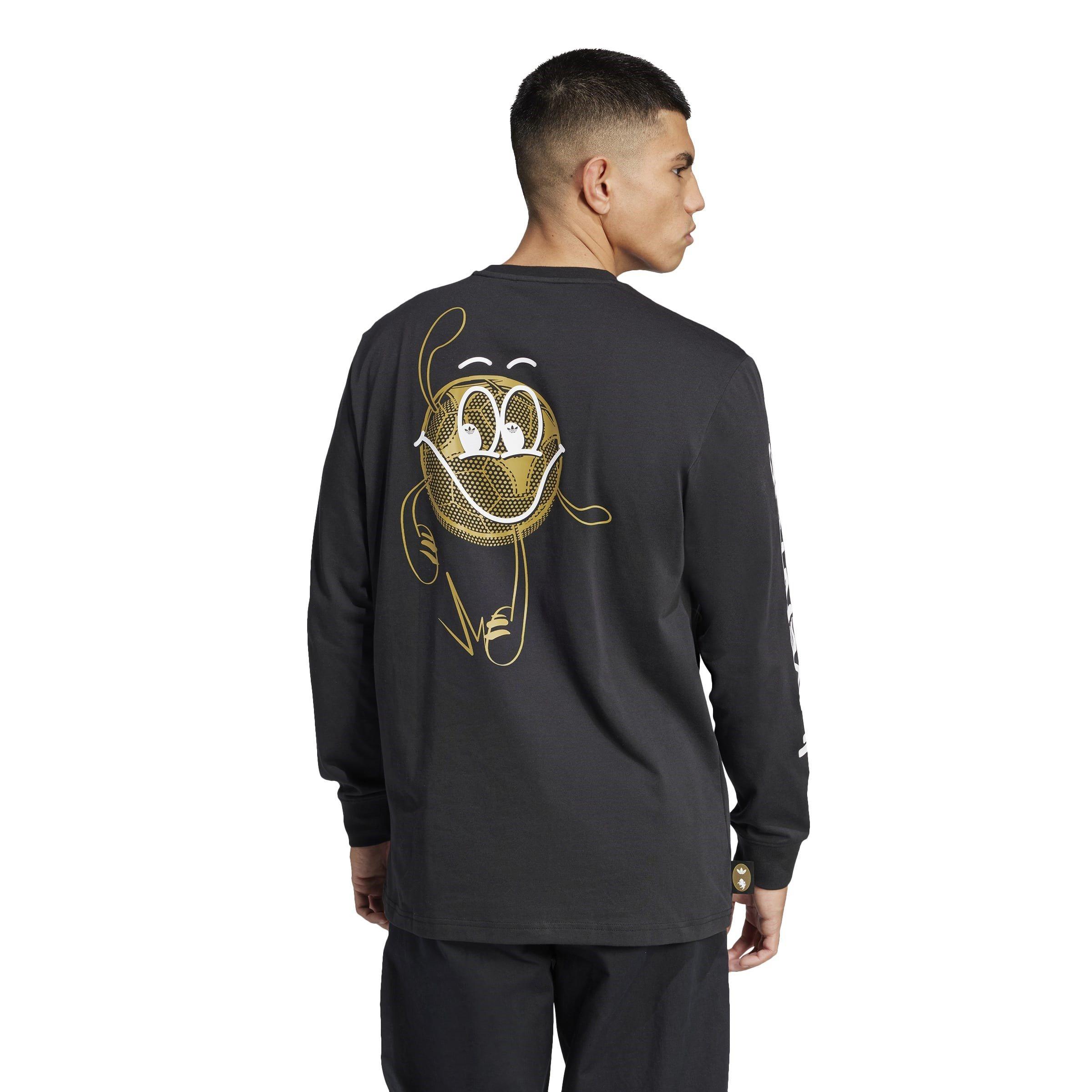 Zwart/Goud - adidas - Juventus Graphic T-shirt Adults - 3