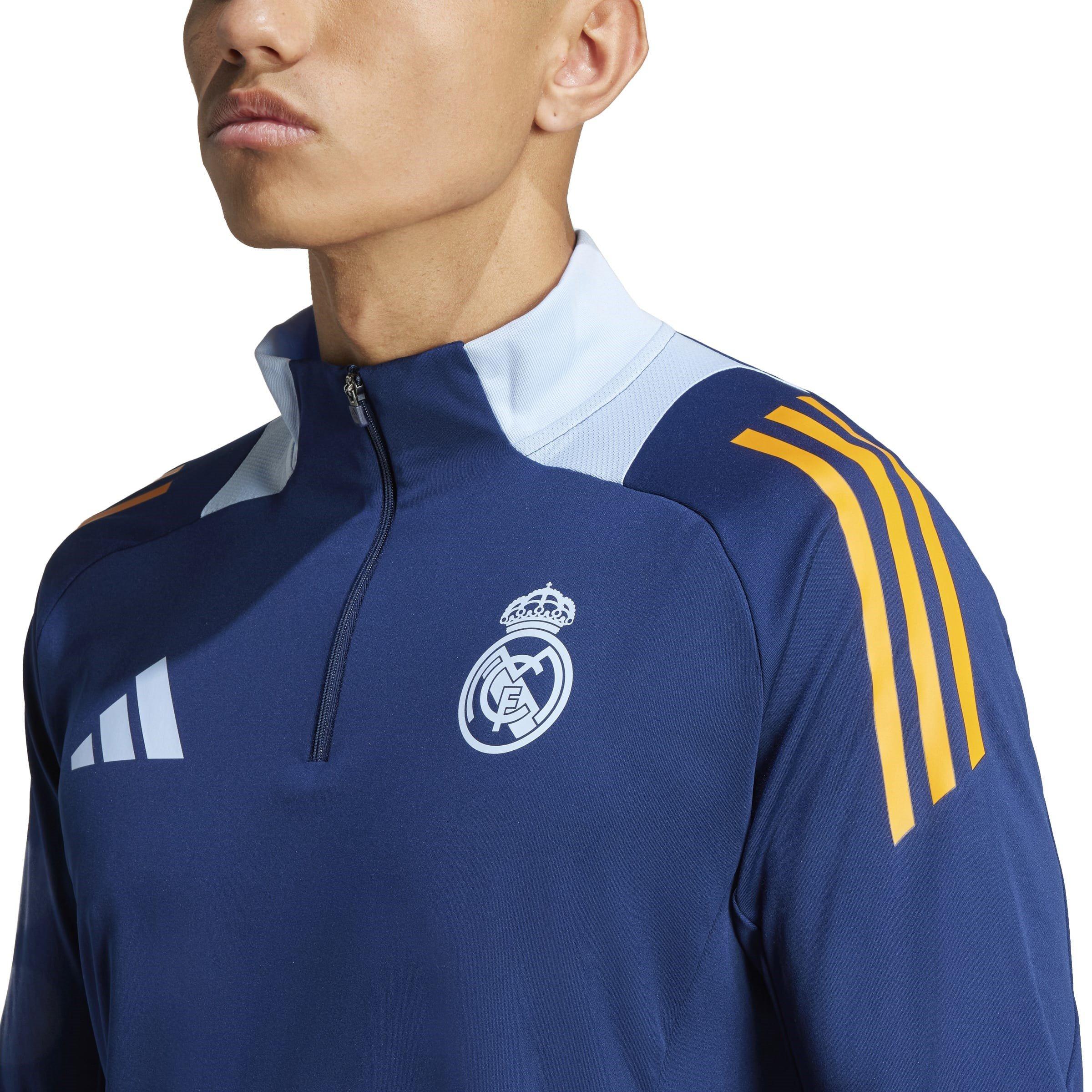 Azul Marinho/Laranja - adidas - Real Madrid Training Drill Top 2024 2025 Adults - 5