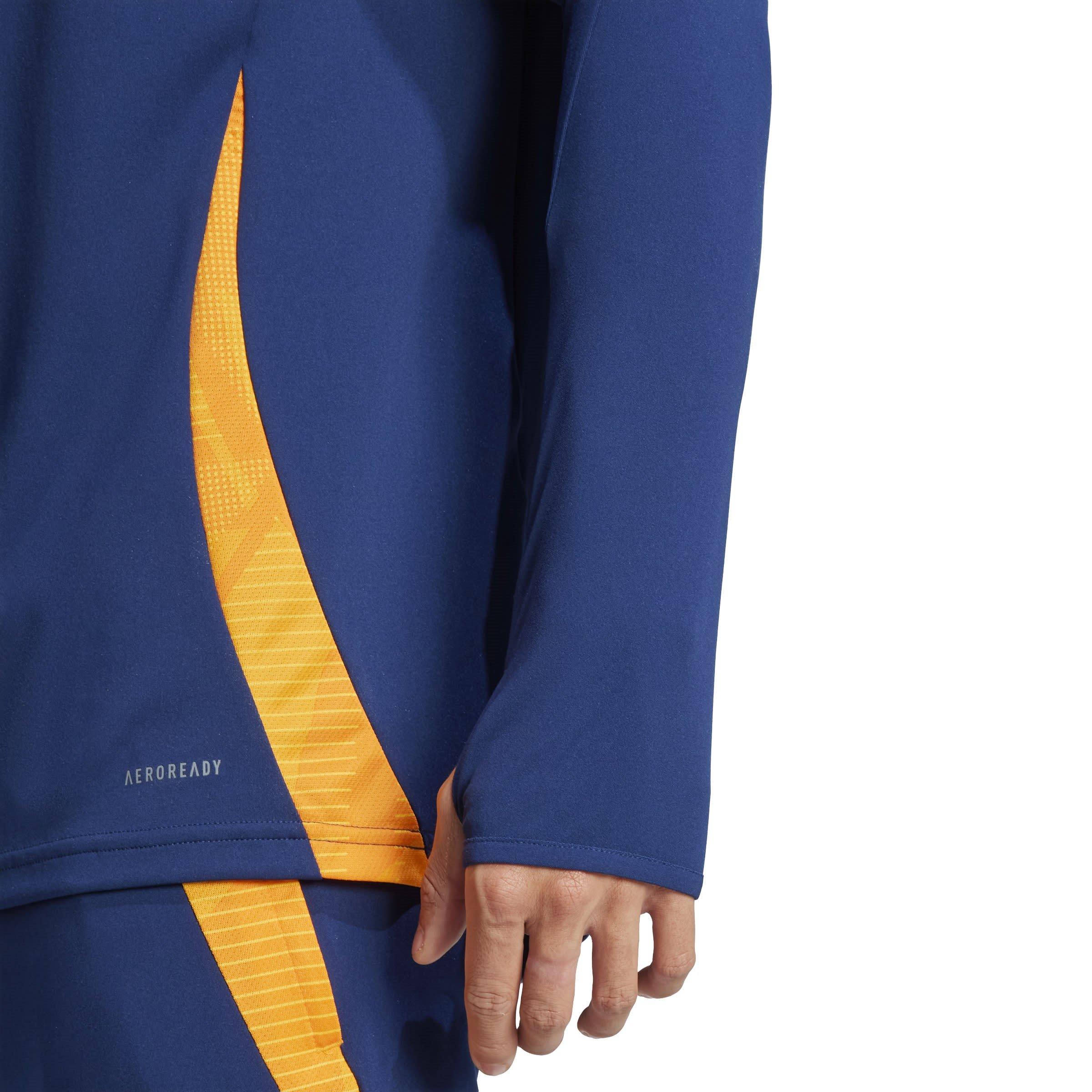 Azul Marinho/Laranja - adidas - Real Madrid Training Drill Top 2024 2025 Adults - 6